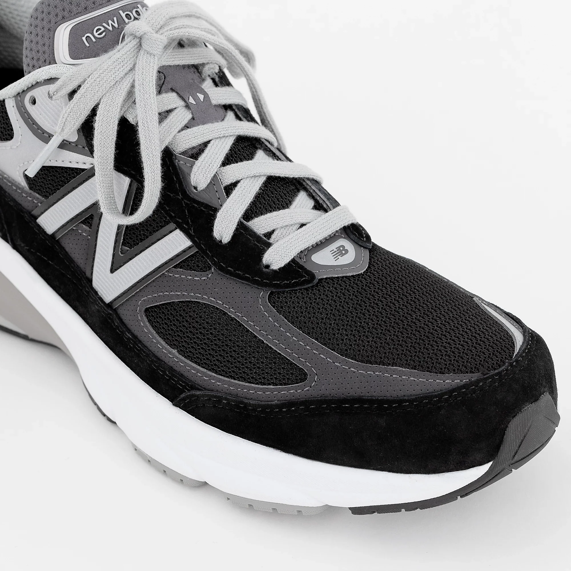 New Balance 990v6 MiUSA Black Grey White (Women's) - Image 4