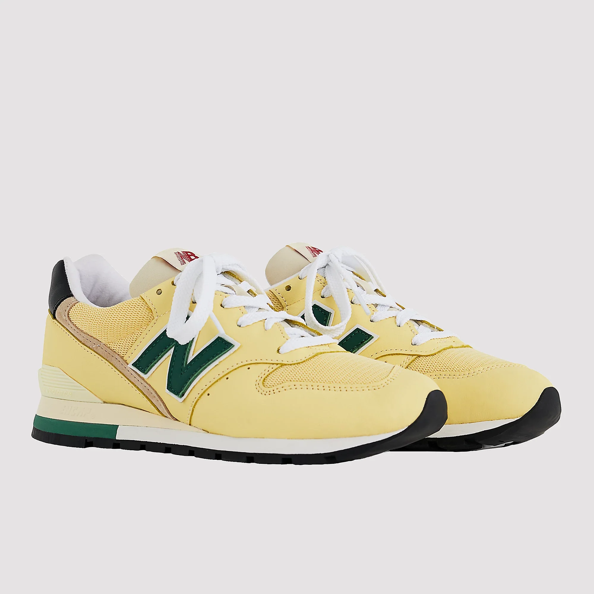 New Balance 996 MiUSA Sulphur Forest Green - Image 2