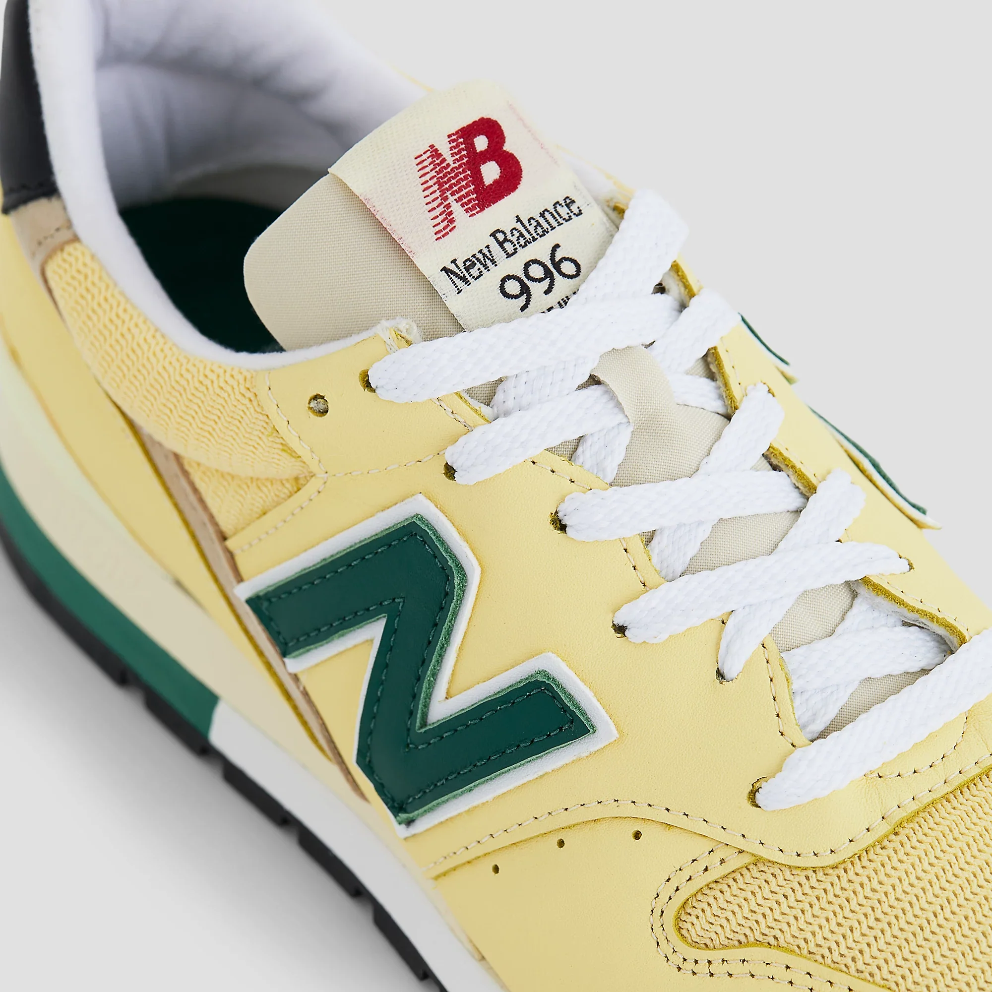New Balance 996 MiUSA Sulphur Forest Green - Image 4