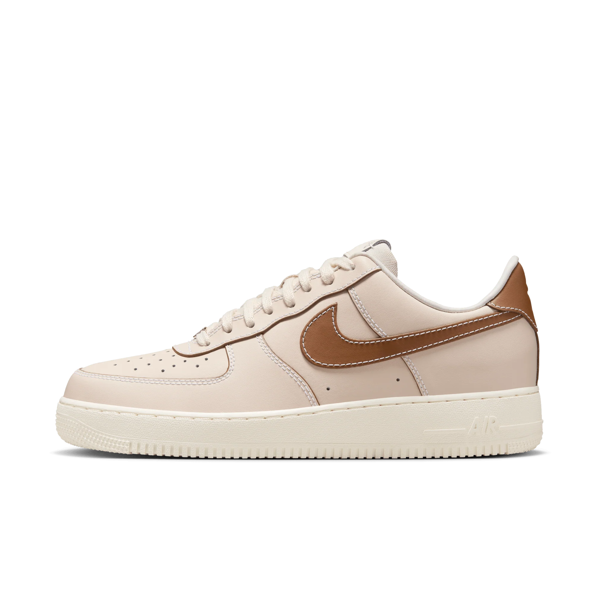 Nike Air Force 1 '07 Pearl White Pale Ivory Sail Light British Tan - Image 5