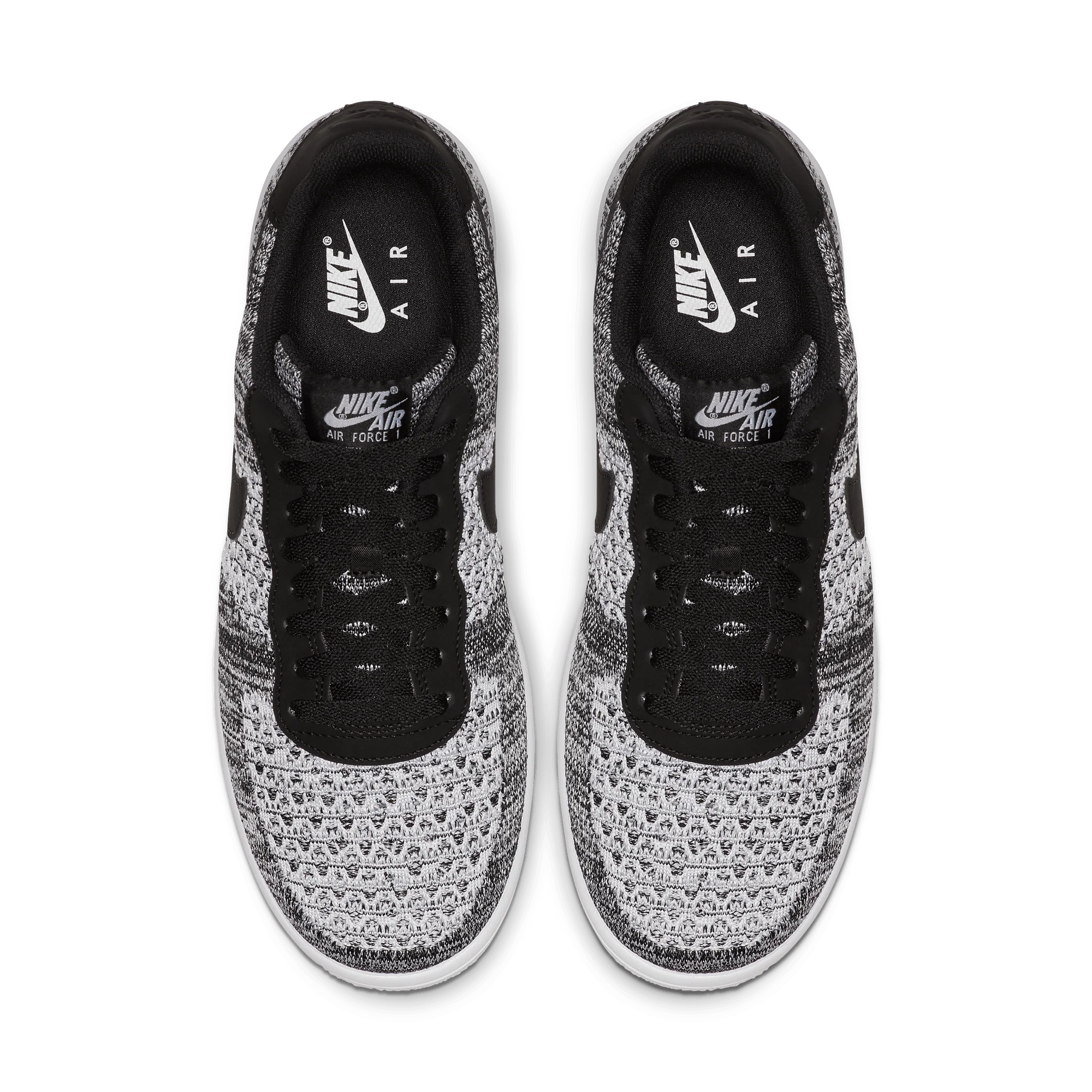 Nike Air Force 1 Flyknit 2 Black Pure Platinum - Image 2