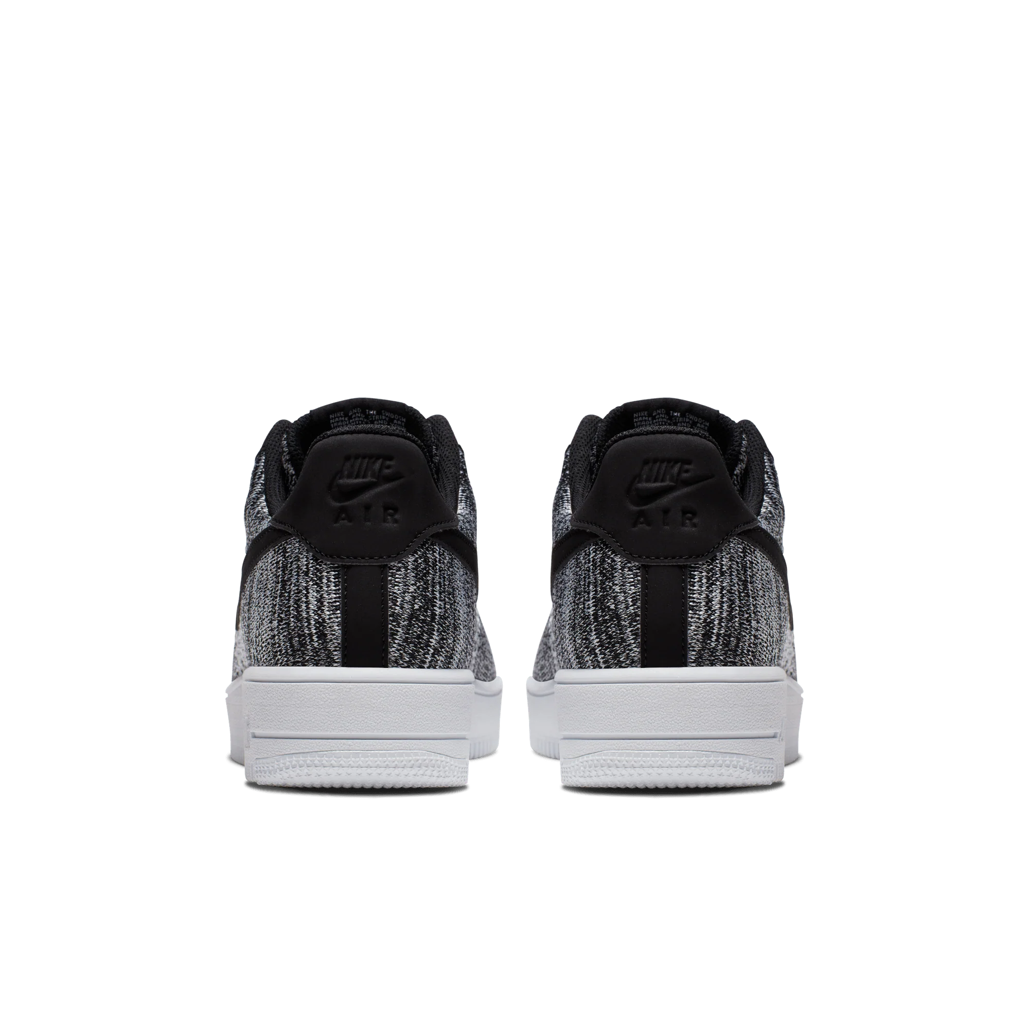 Nike Air Force 1 Flyknit 2 Black Pure Platinum - Image 3