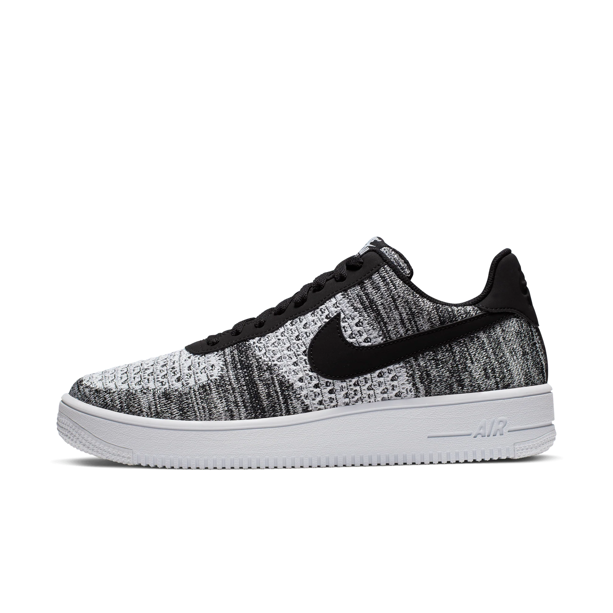 Nike Air Force 1 Flyknit 2 Black Pure Platinum - Image 4