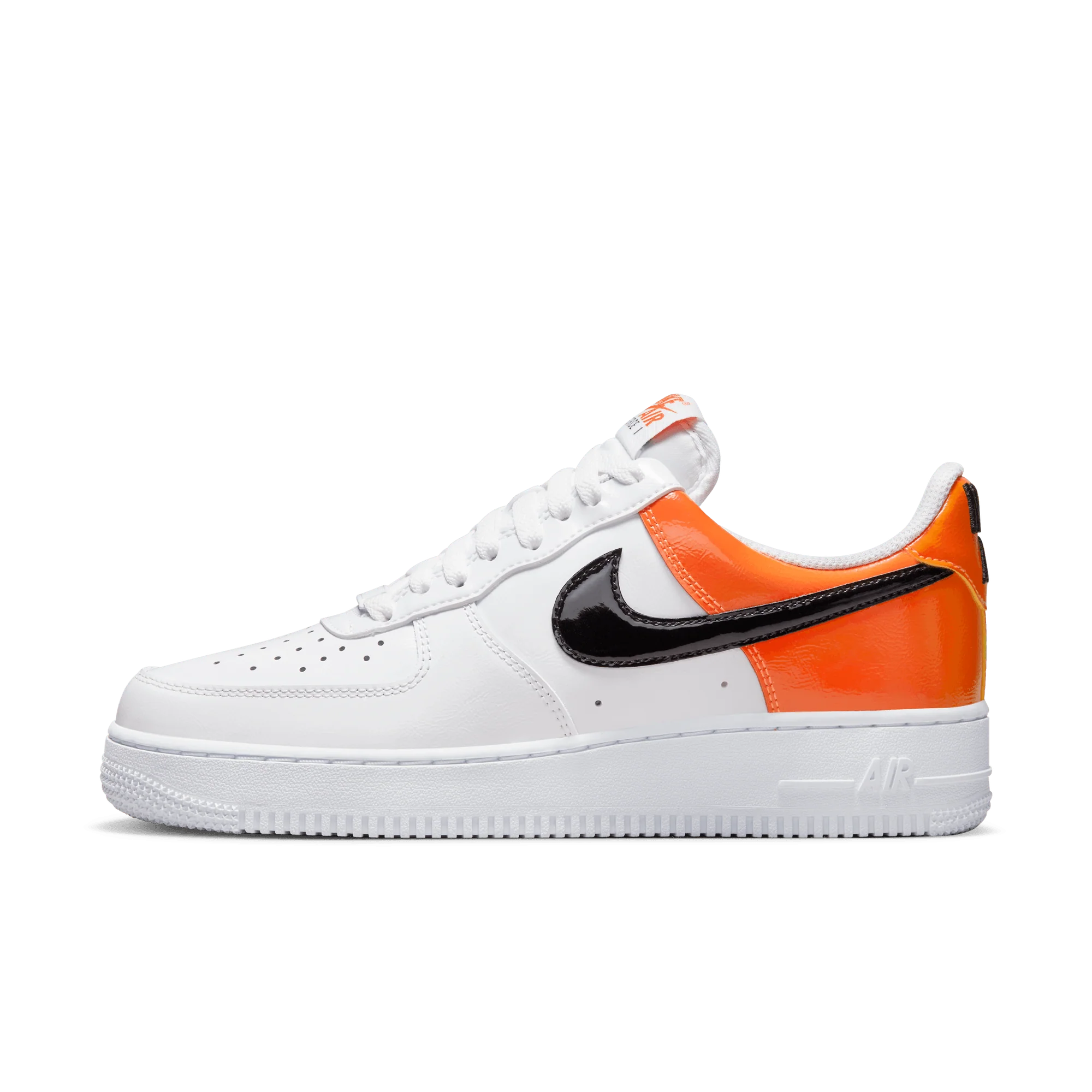 Nike Air Force 1 Low '07 Essential White/Brilliant Orange (Women's) - Image 4
