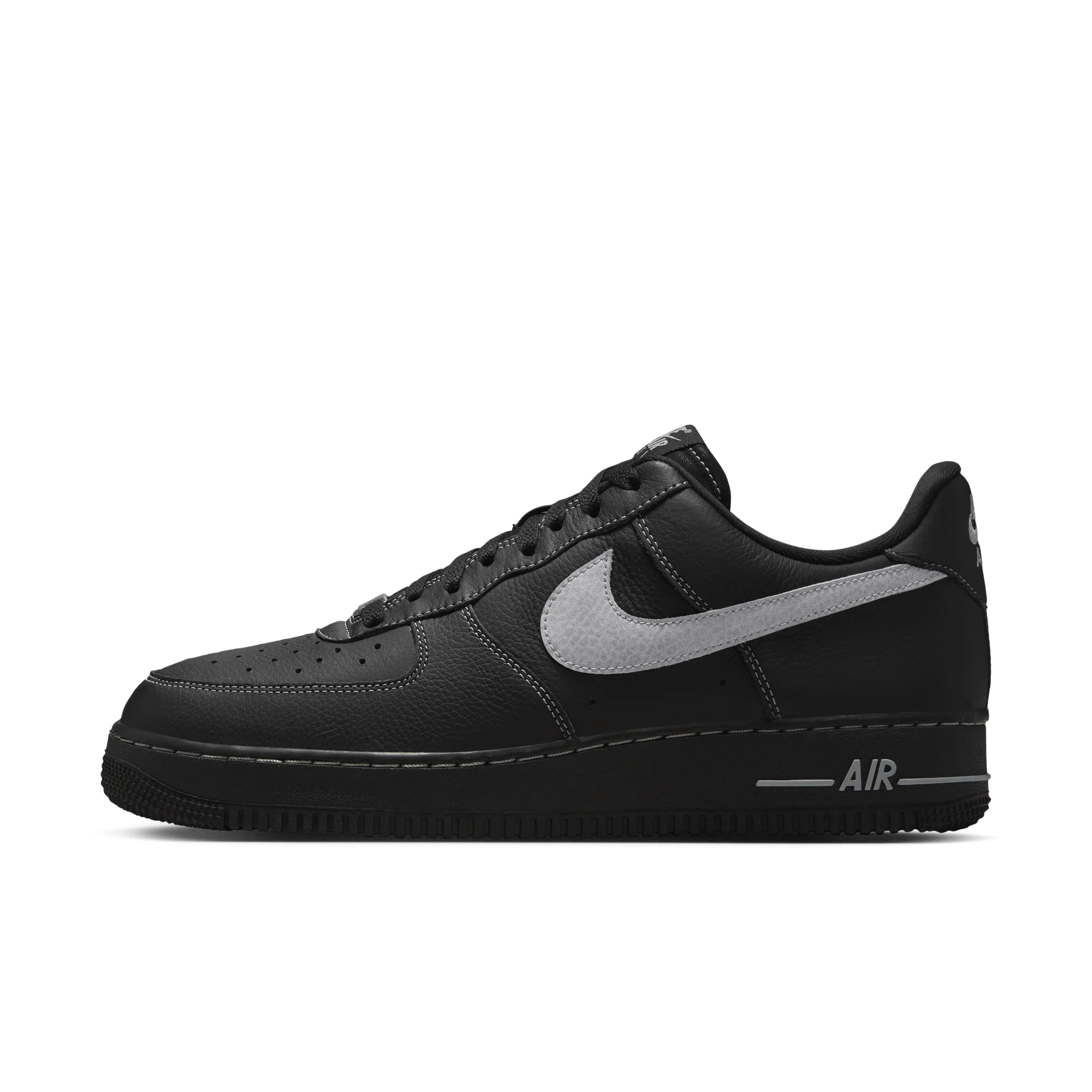 Nike Air Force 1 Low '07 LV8 Black Grey - Image 5