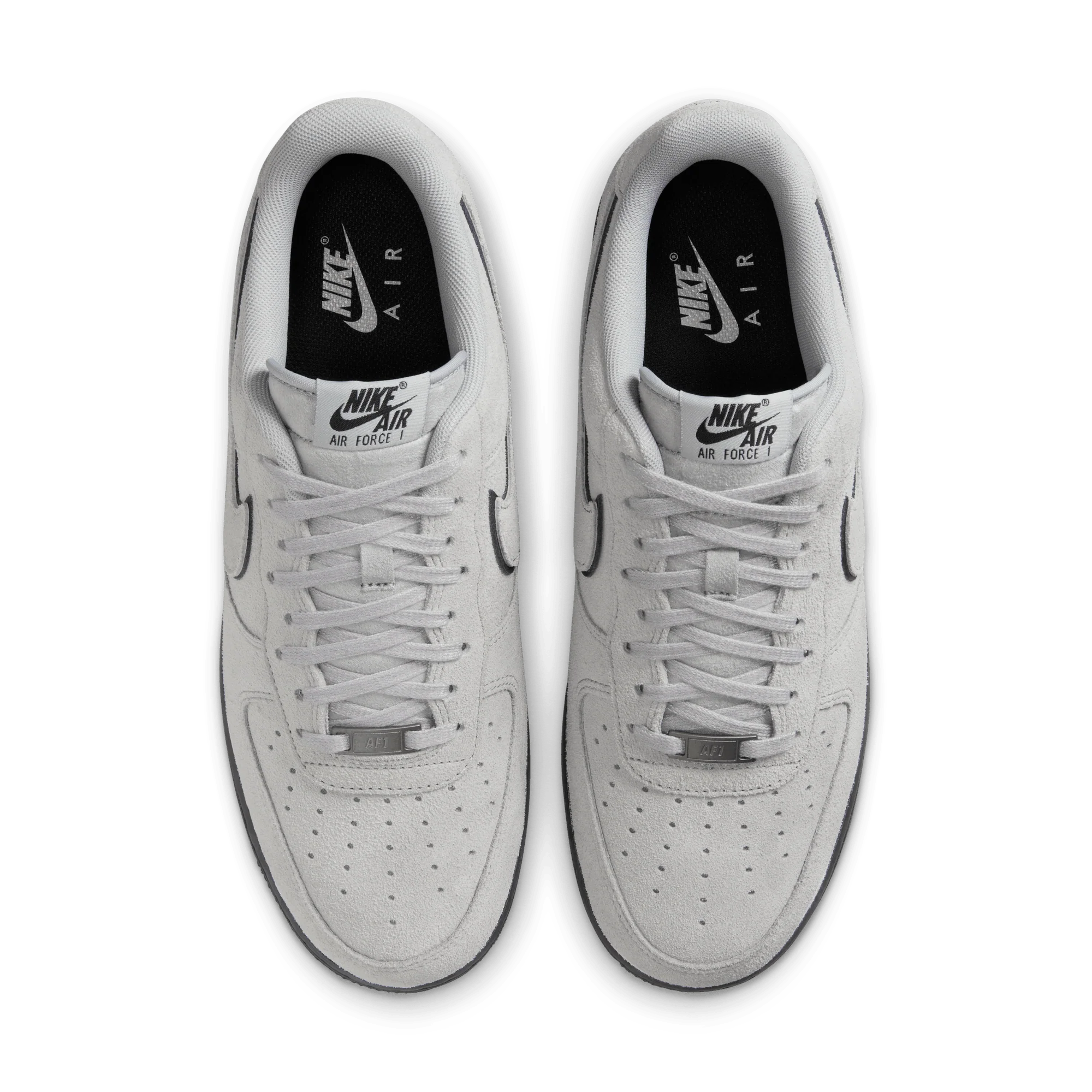 Nike Air Force 1 Low '07 LV8 Light Smoke Grey Suede Black - Image 3