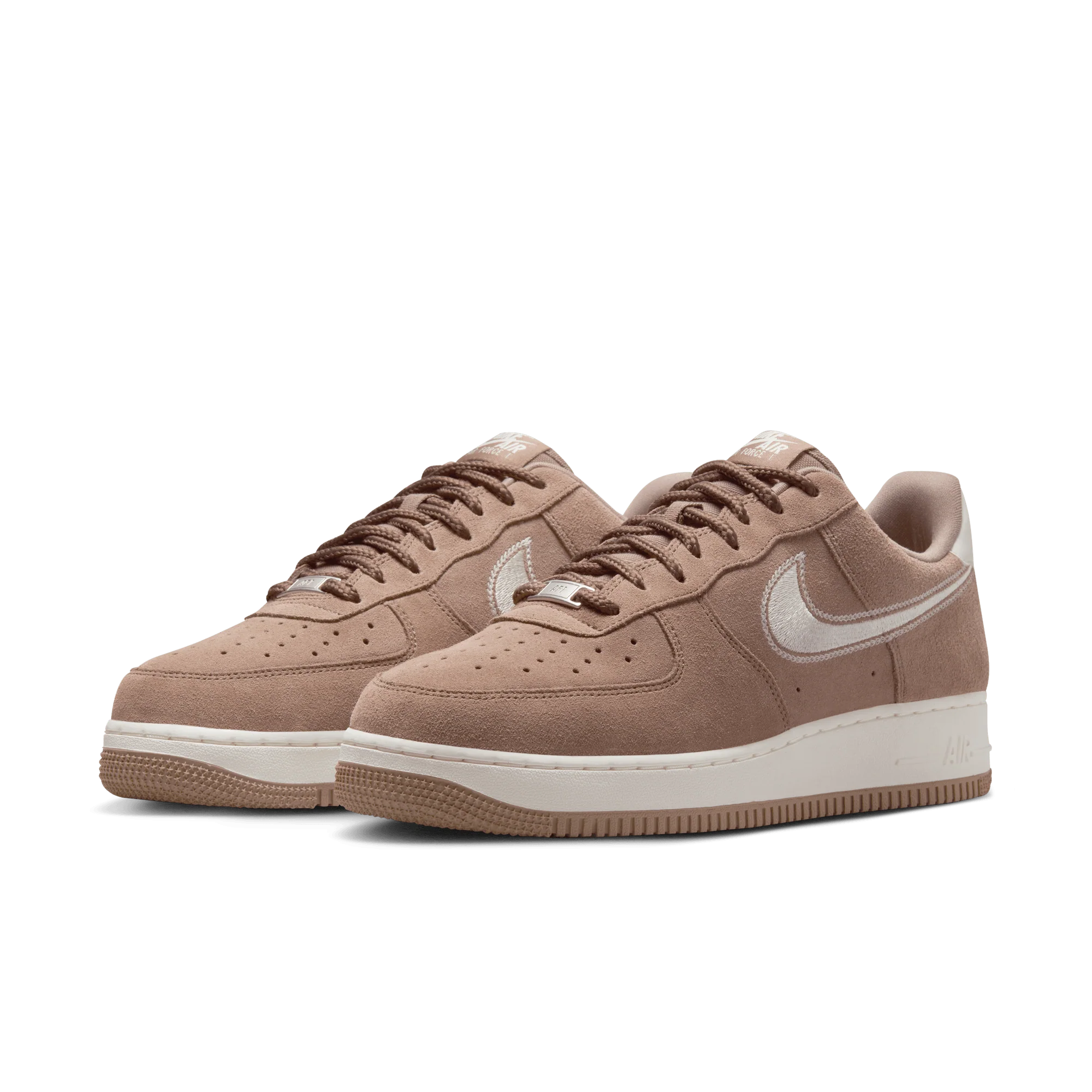 Nike Air Force 1 Low '07 LV8 Mink Brown Embroidered Swoosh - Image 2