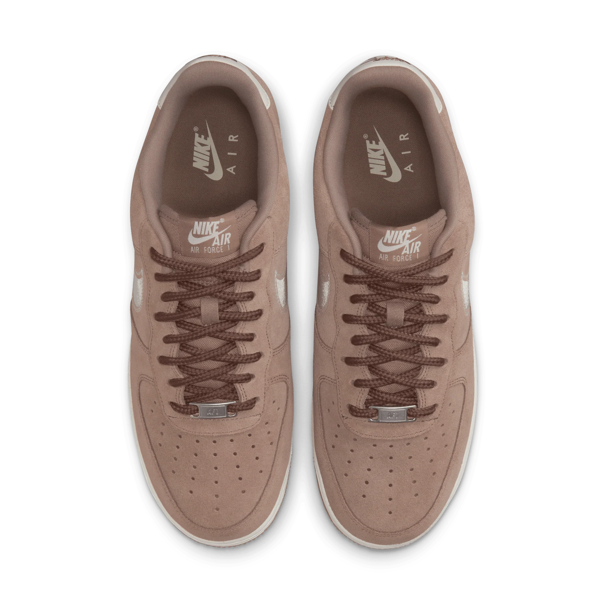 Nike Air Force 1 Low '07 LV8 Mink Brown Embroidered Swoosh - Image 3