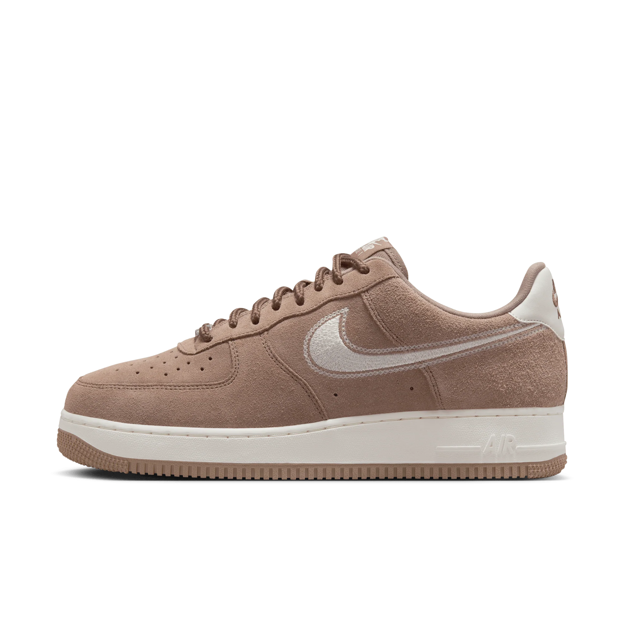 Nike Air Force 1 Low '07 LV8 Mink Brown Embroidered Swoosh - Image 5