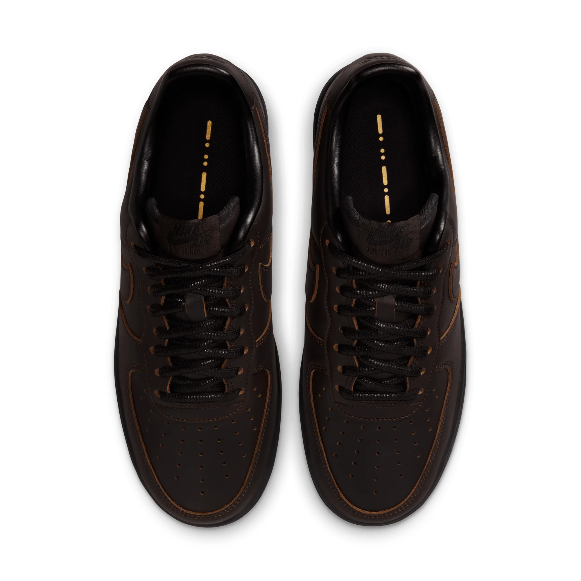 Nike Air Force 1 Low '07 PRM Morse Code Velvet Brown Black - Image 3