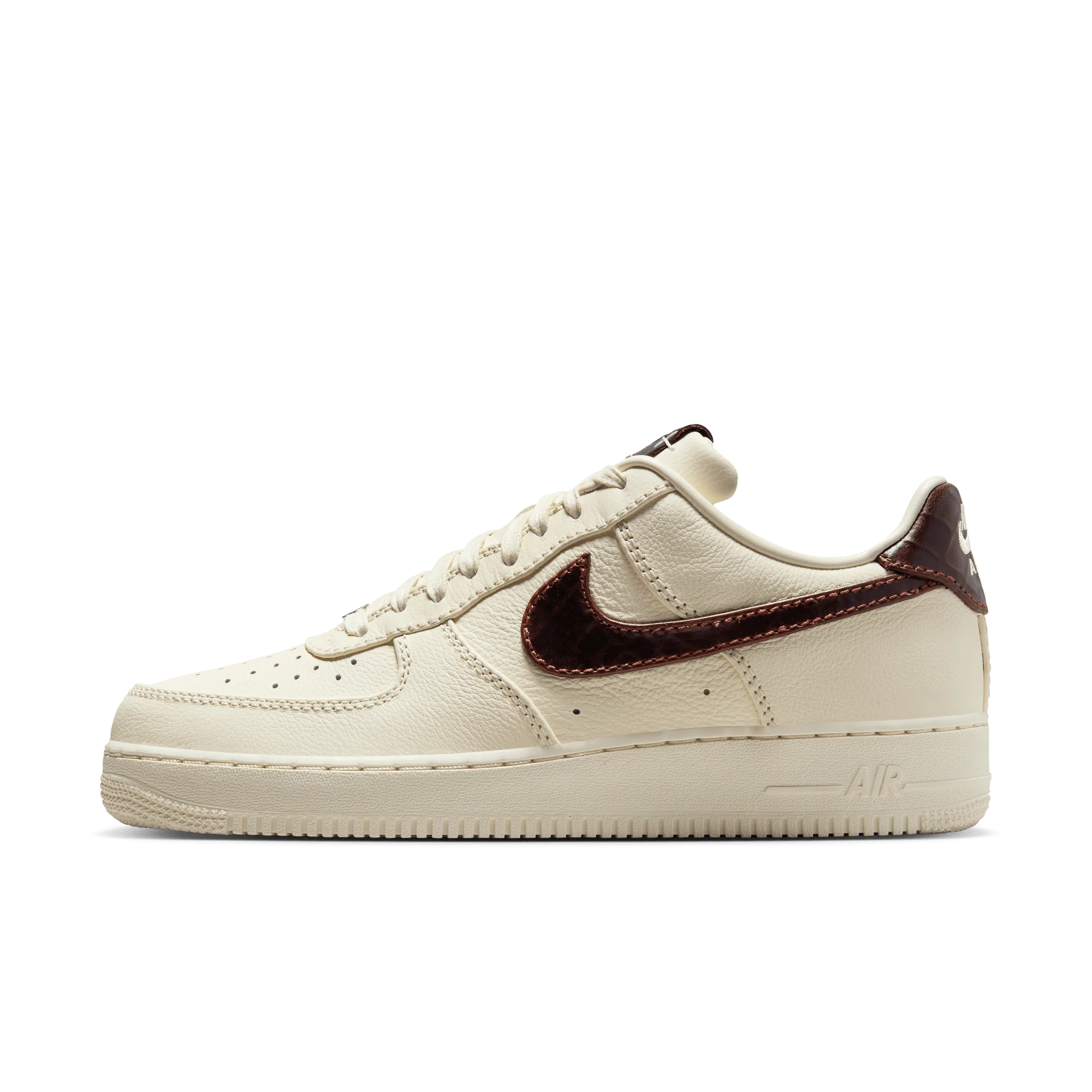 Nike Air Force 1 Low '07 Soft Pearl Brown Croc - Image 5