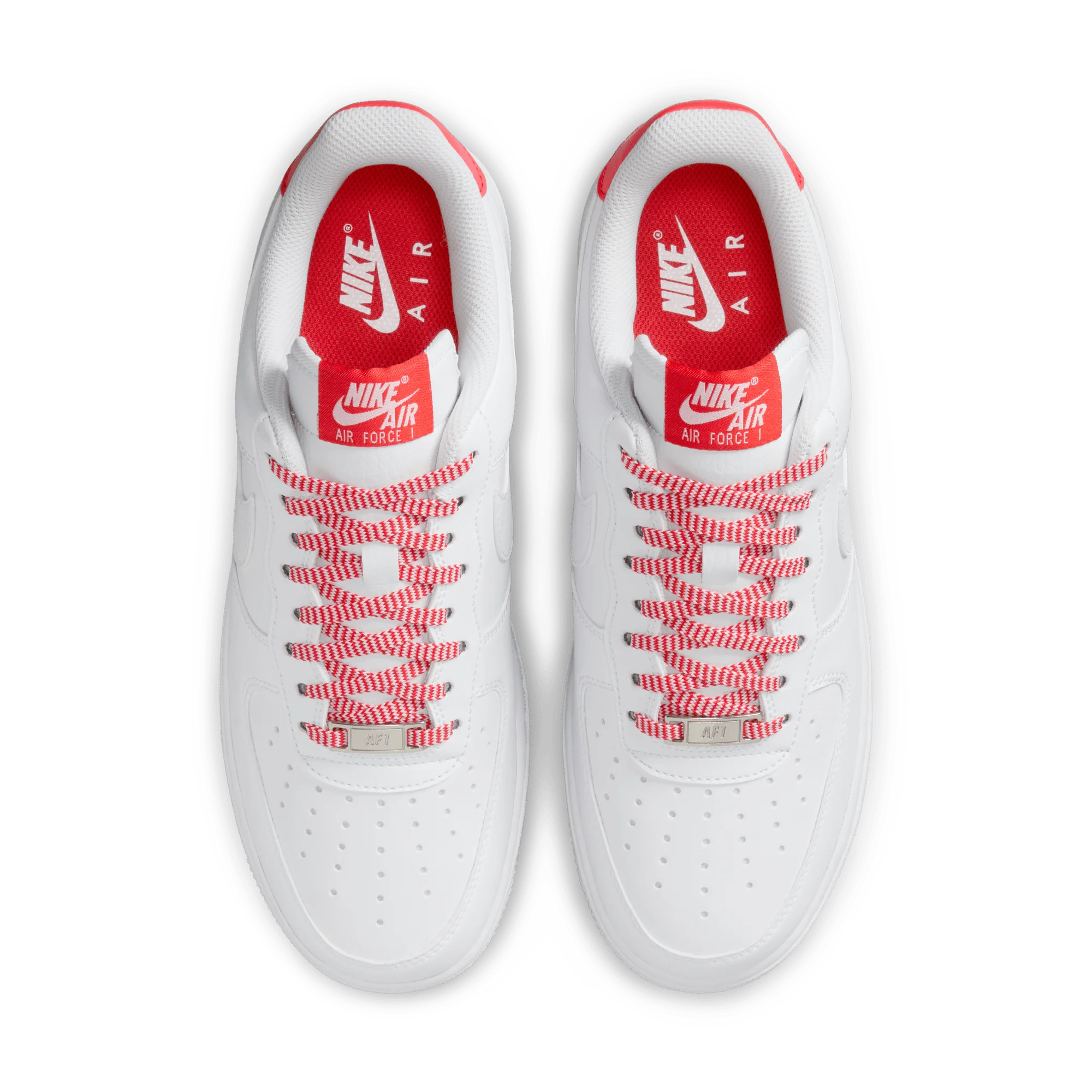 Nike Air Force 1 Low '07 White Pink Foam Metallic Silver Light Crimson (Women's) - Image 3