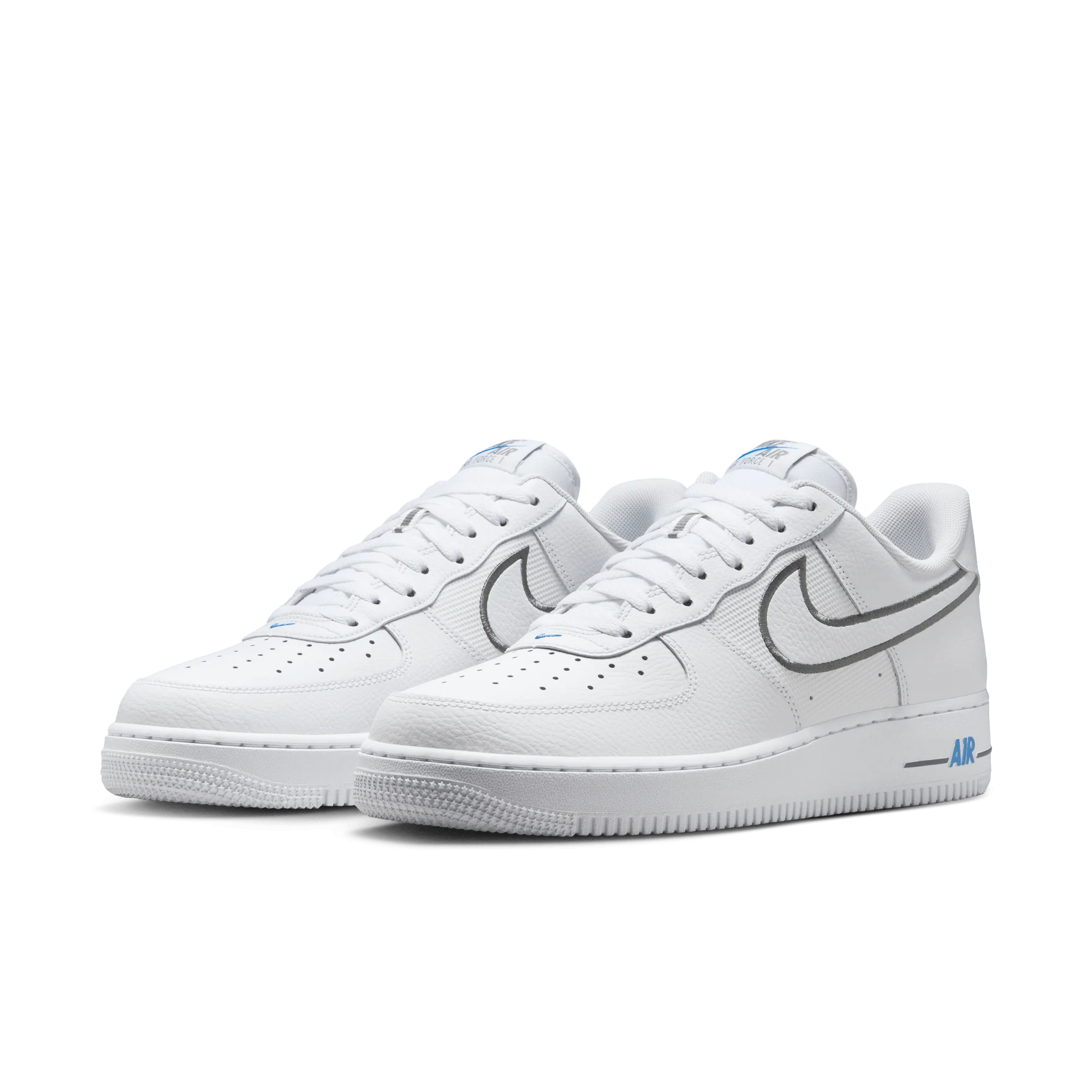 Nike Air Force 1 Low Cool Grey Photo Blue - Image 2