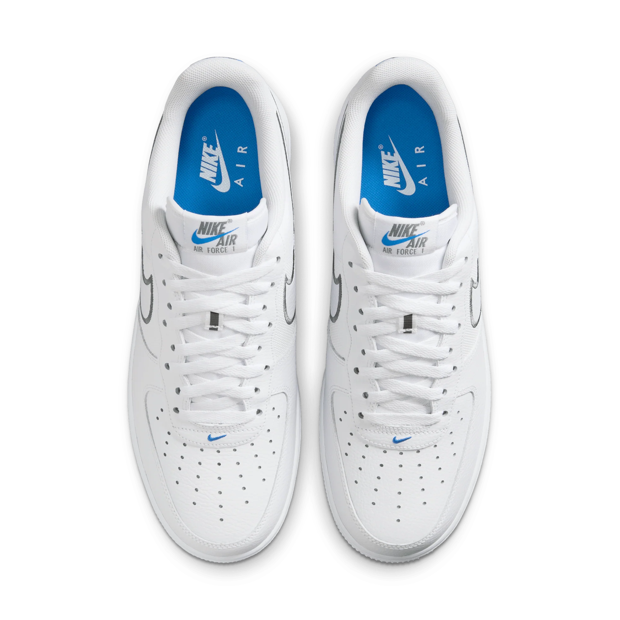 Nike Air Force 1 Low Cool Grey Photo Blue - Image 3