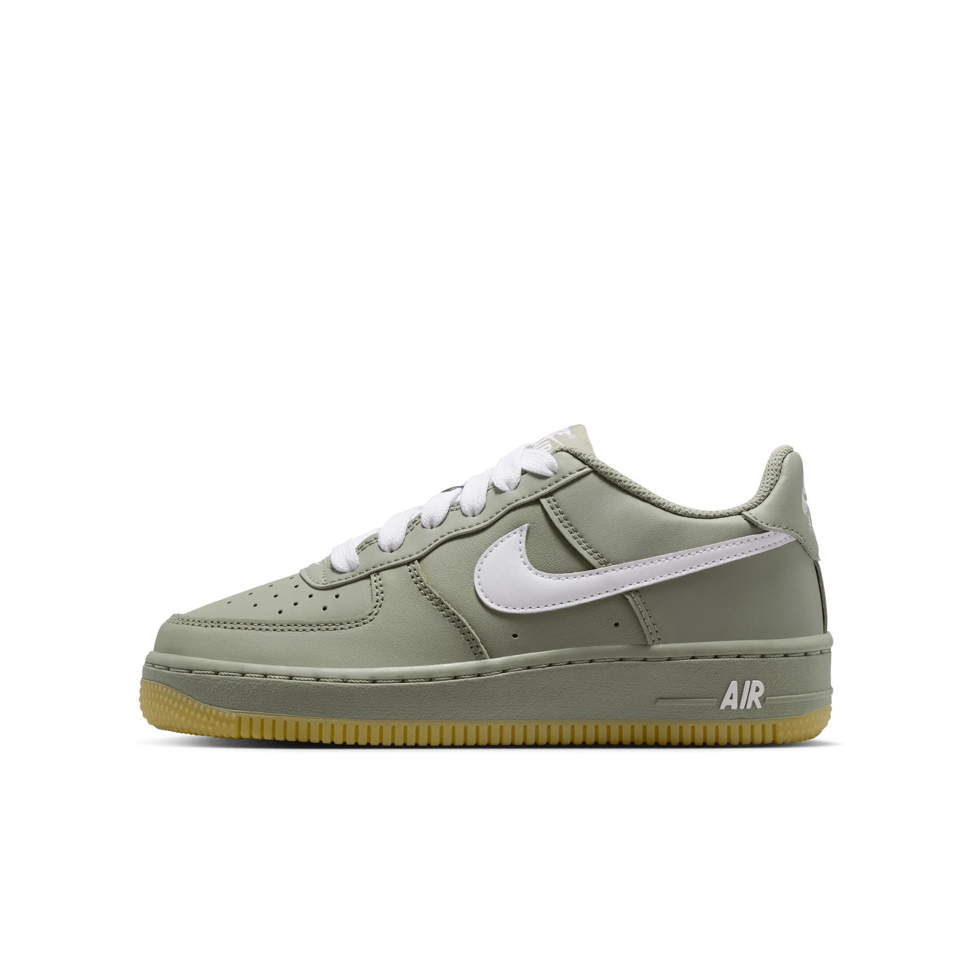 Nike Air Force 1 Low LV8 Light Army Gum White (GS) - Image 5