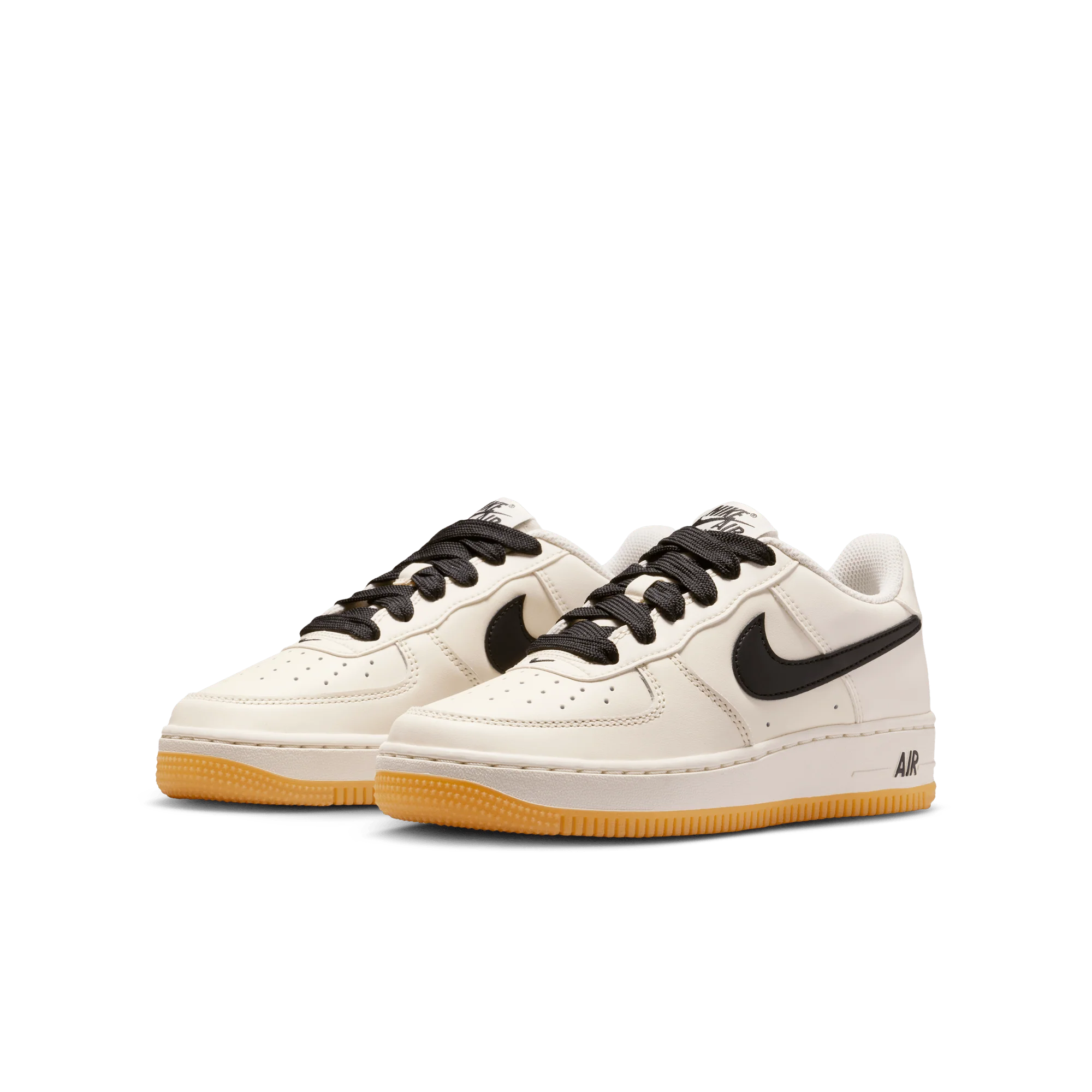 Nike Air Force 1 Low LV8 Soft Pearl Gum Black (GS) - Image 2