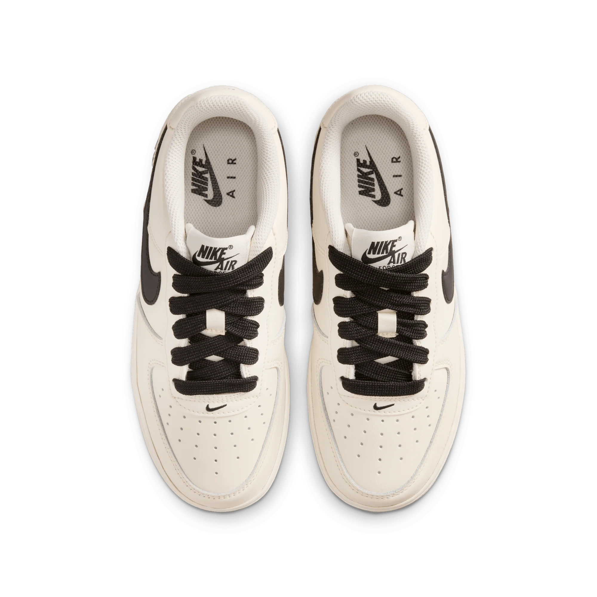 Nike Air Force 1 Low LV8 Soft Pearl Gum Black (GS) - Image 3