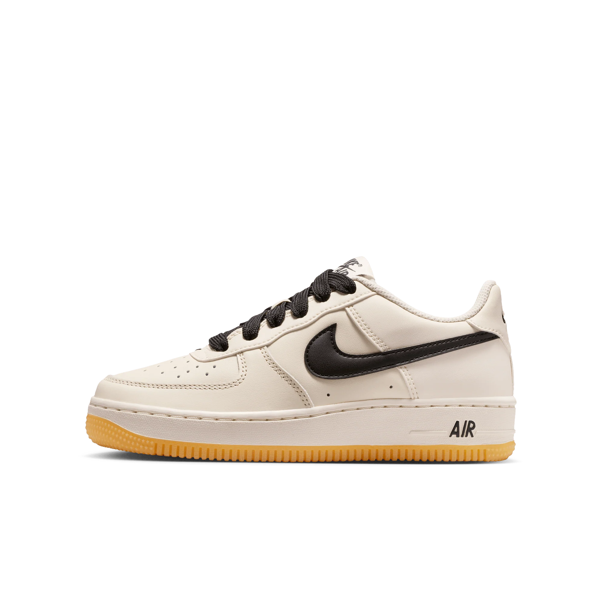 Nike Air Force 1 Low LV8 Soft Pearl Gum Black (GS) - Image 5