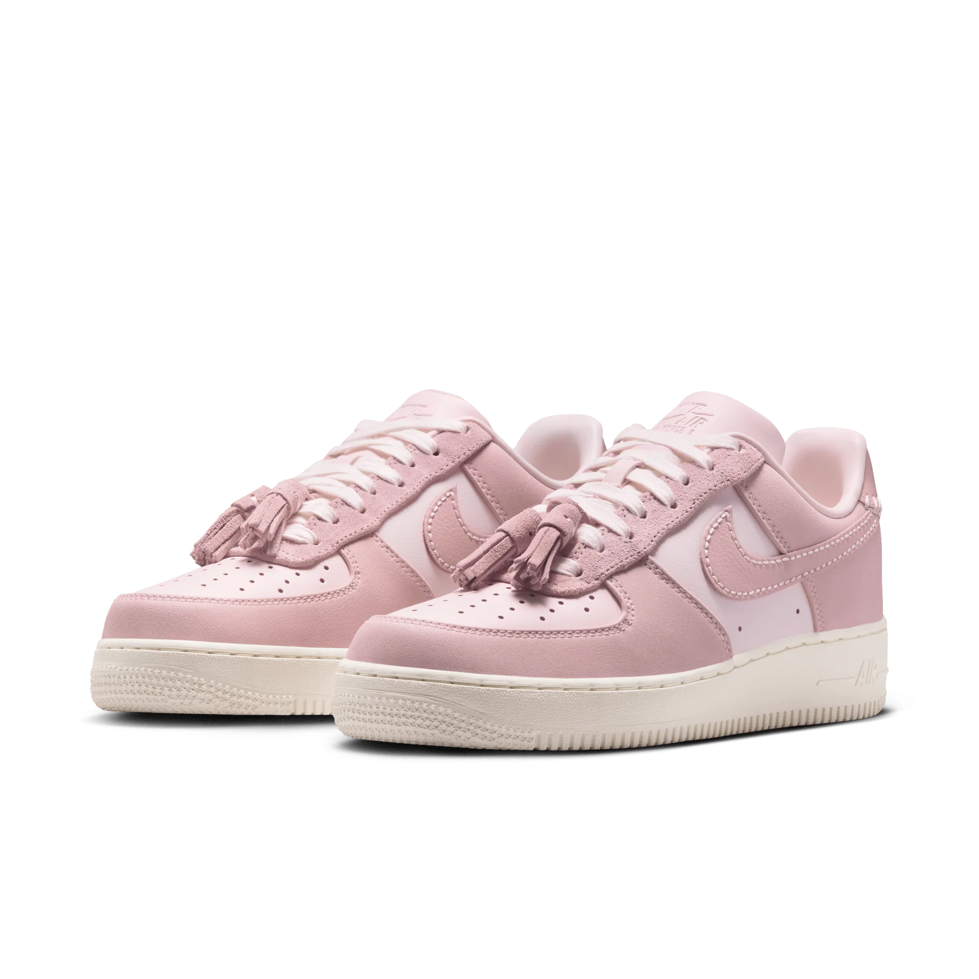 Nike Air Force 1 Low Pink Oxford Tassels (Women's) - Image 2