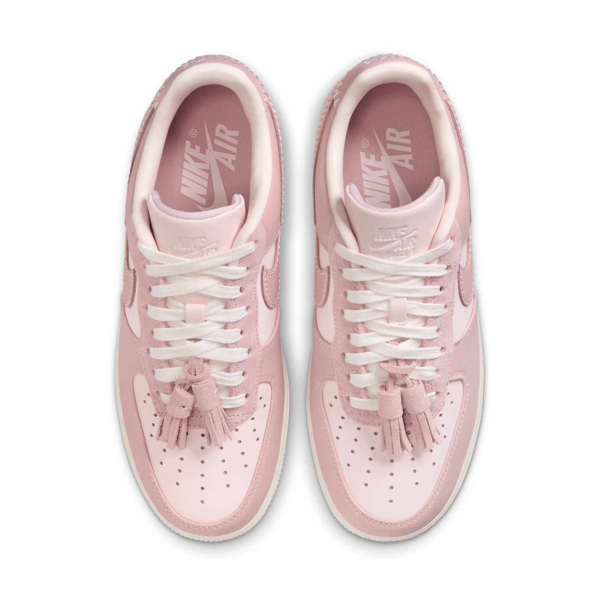 Nike Air Force 1 Low Pink Oxford Tassels (Women's) - Image 3