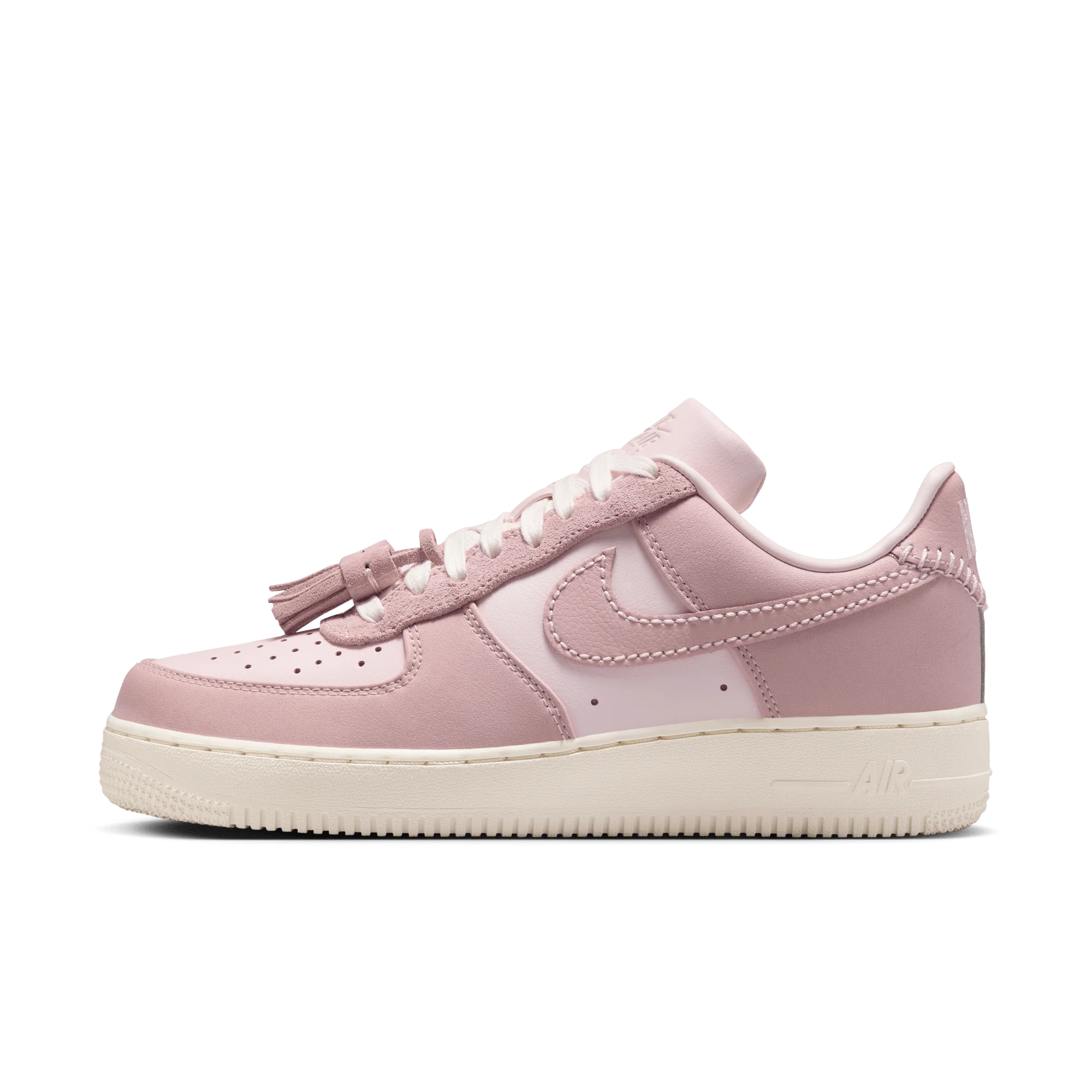 Nike Air Force 1 Low Pink Oxford Tassels (Women's) - Image 5