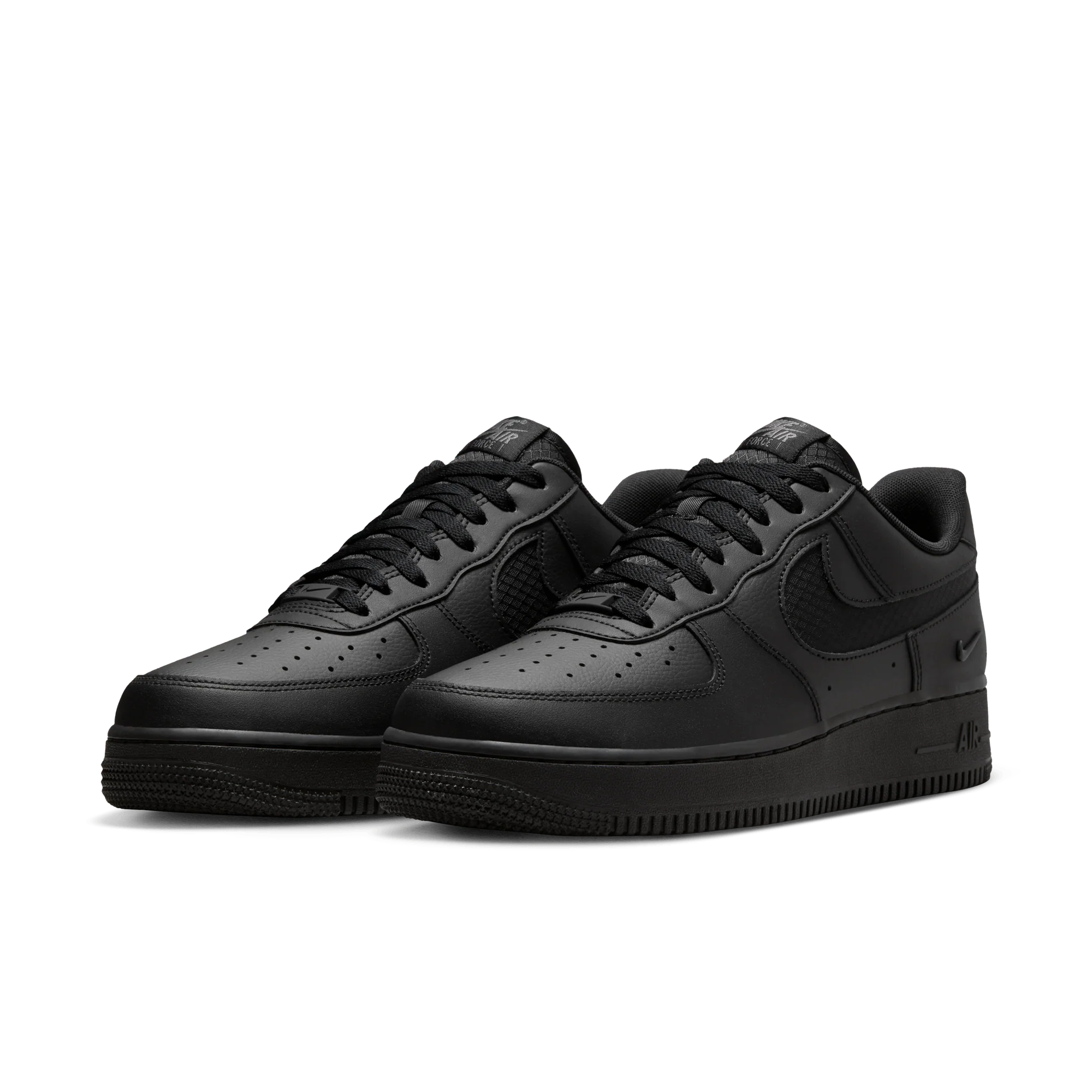 Nike Air Force 1 Low SE Triple Black Ripstop - Image 2