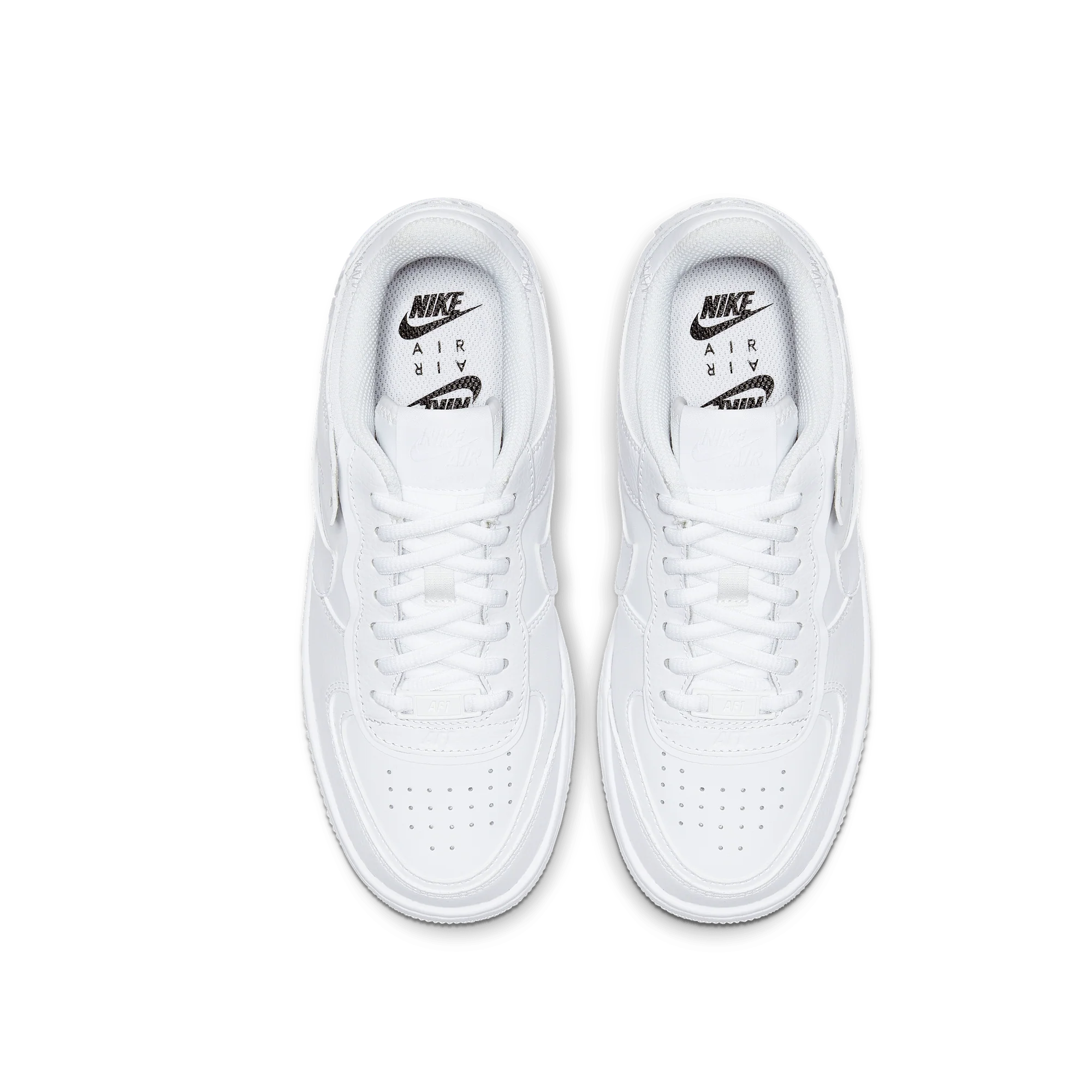 Nike Air Force 1 Low Shadow Triple White (Women's) - Image 3