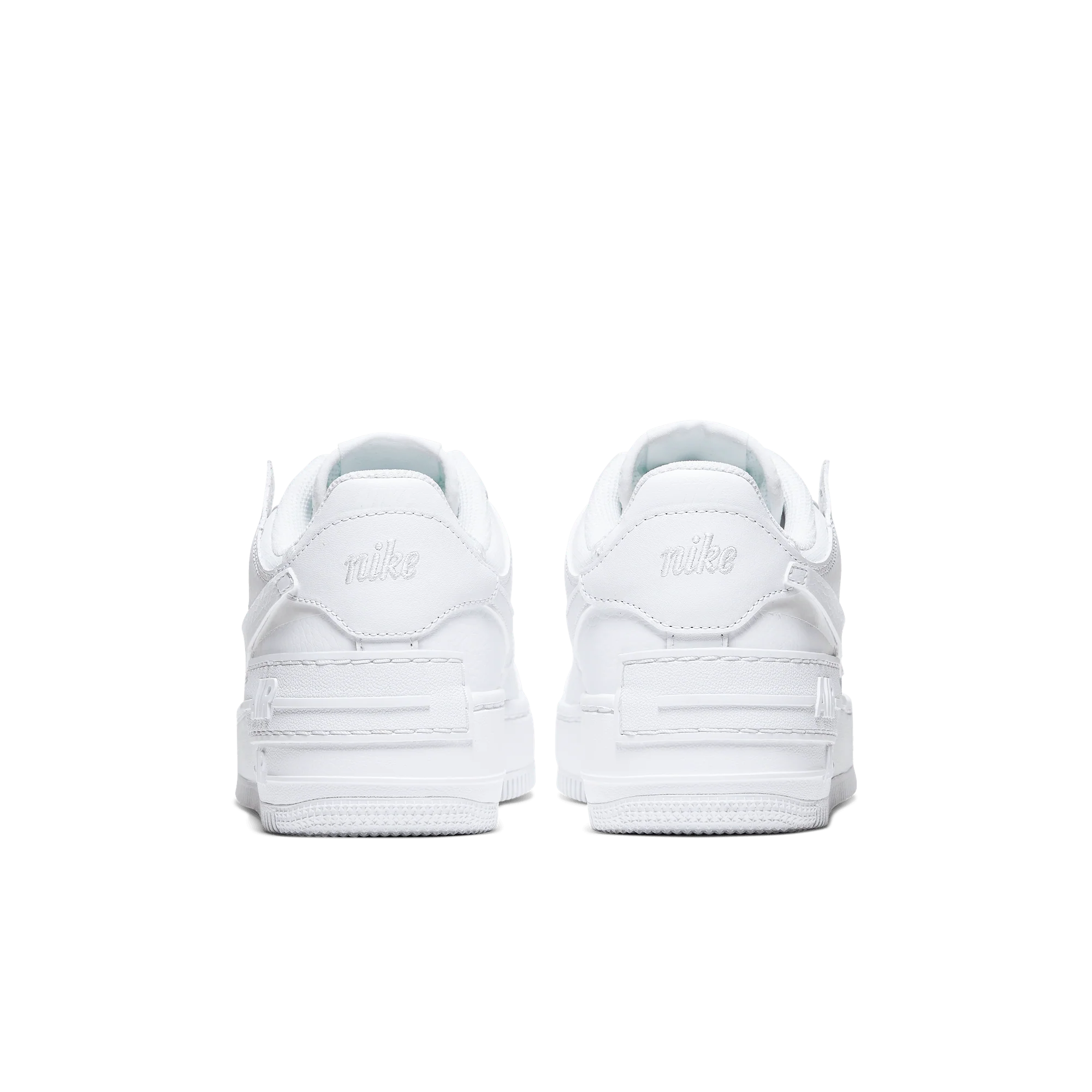 Nike Air Force 1 Low Shadow Triple White (Women's) - Image 4