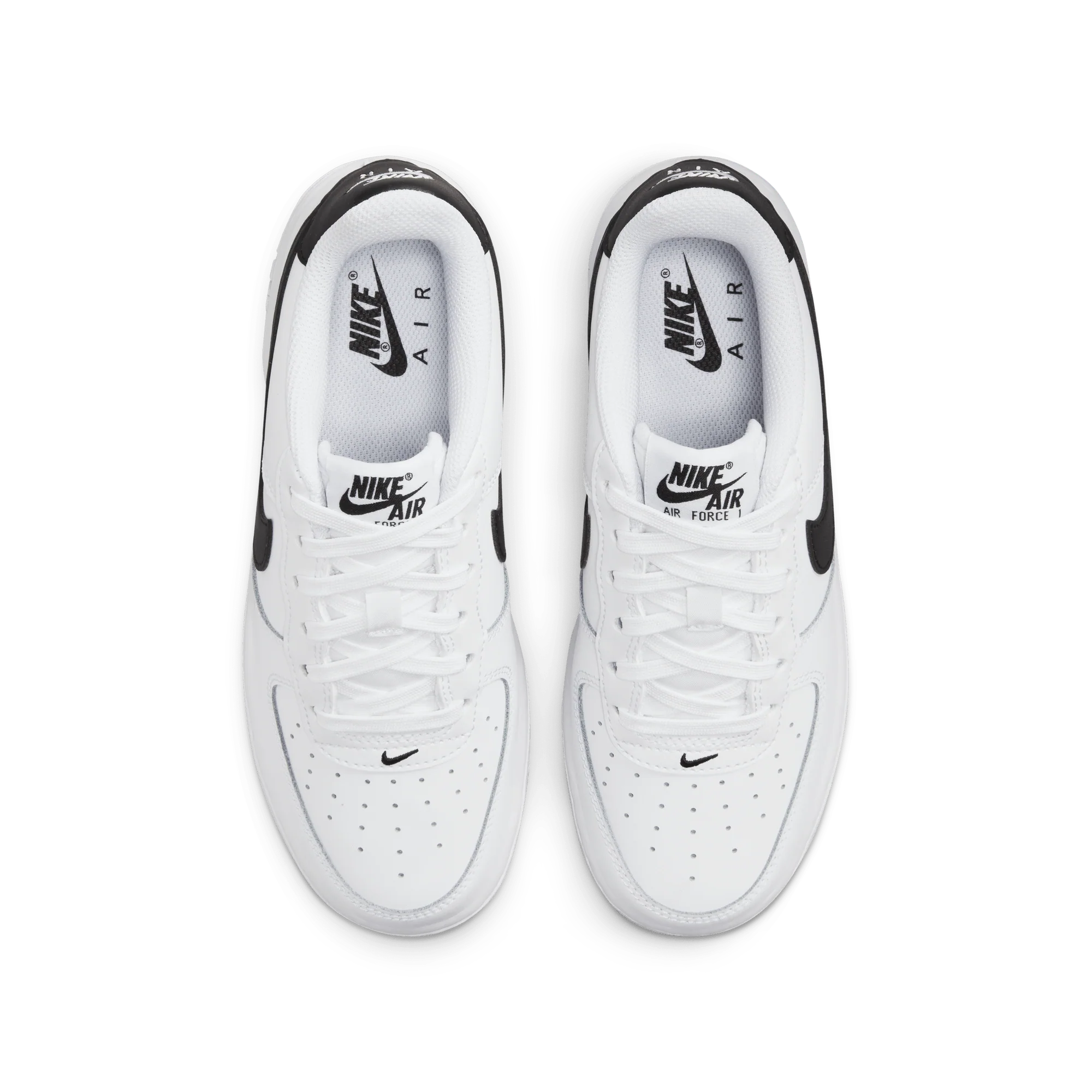 Nike Air Force 1 Low White Black (2024) (GS) - Image 3