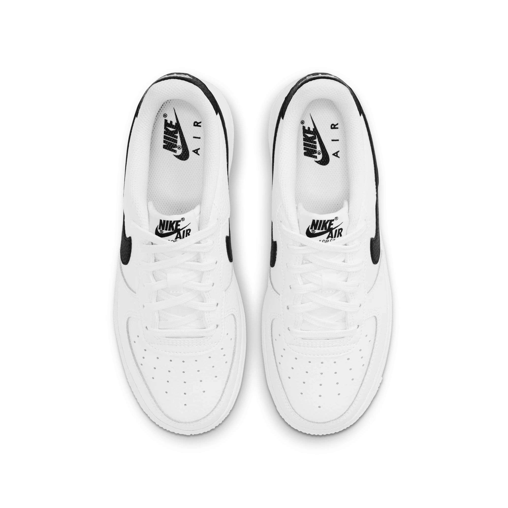 Nike Air Force 1 Low White Black (GS) - Image 3