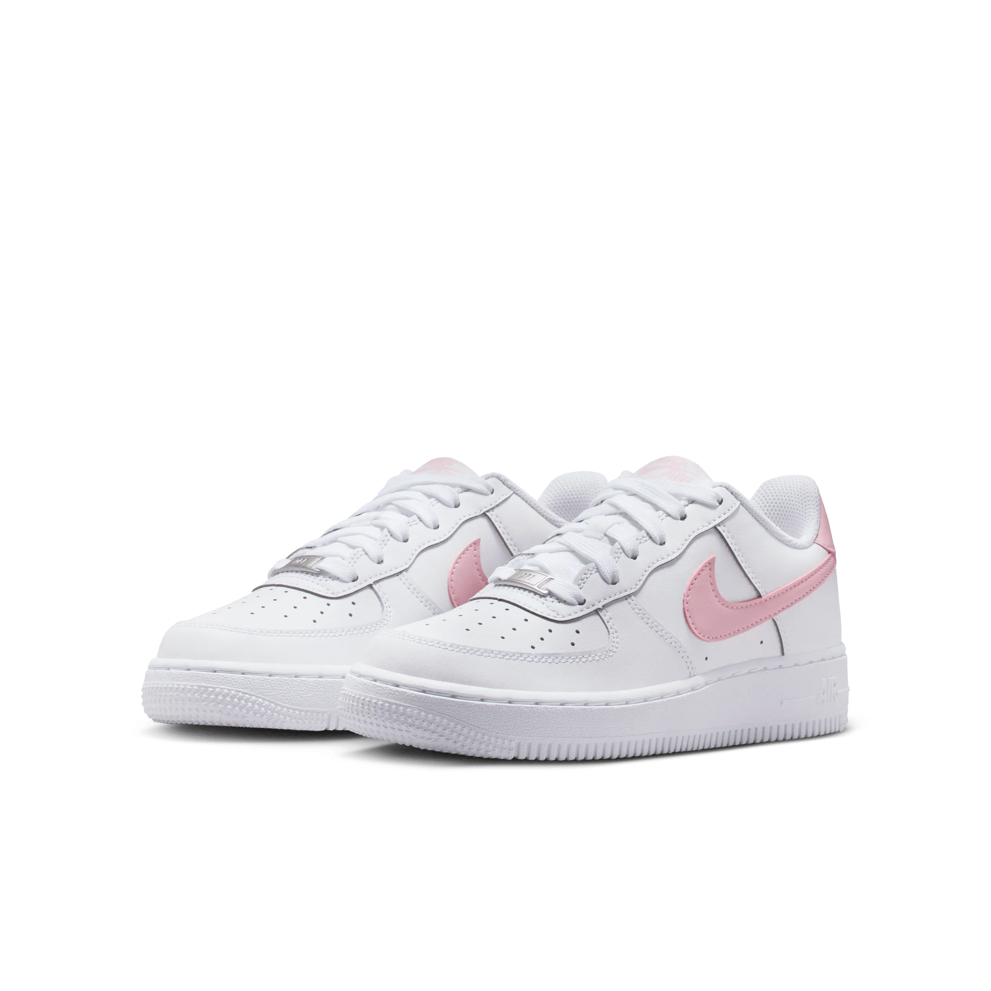 Nike Air Force 1 Low White Medium Soft Pink (GS) - Image 2