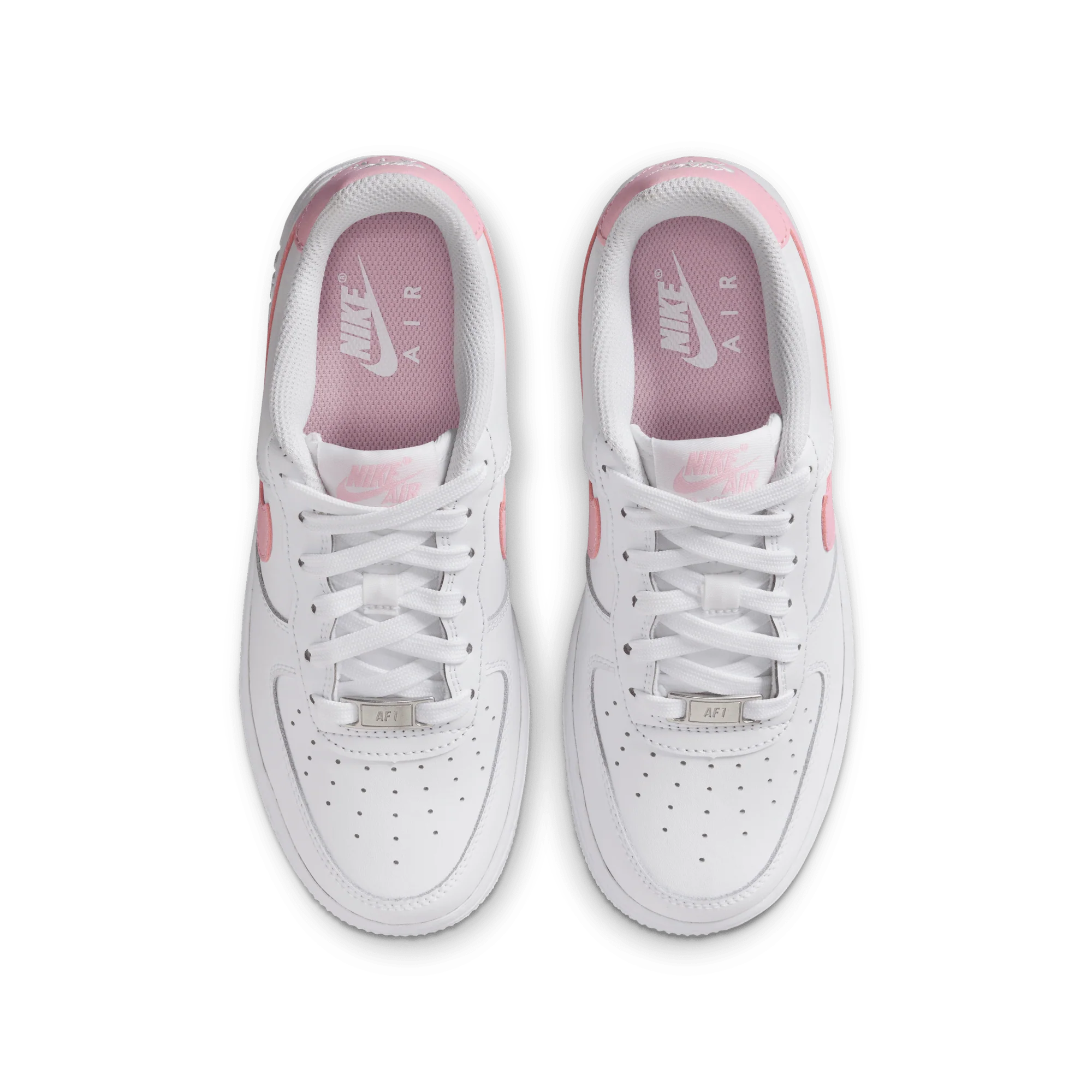 Nike Air Force 1 Low White Medium Soft Pink (GS) - Image 3