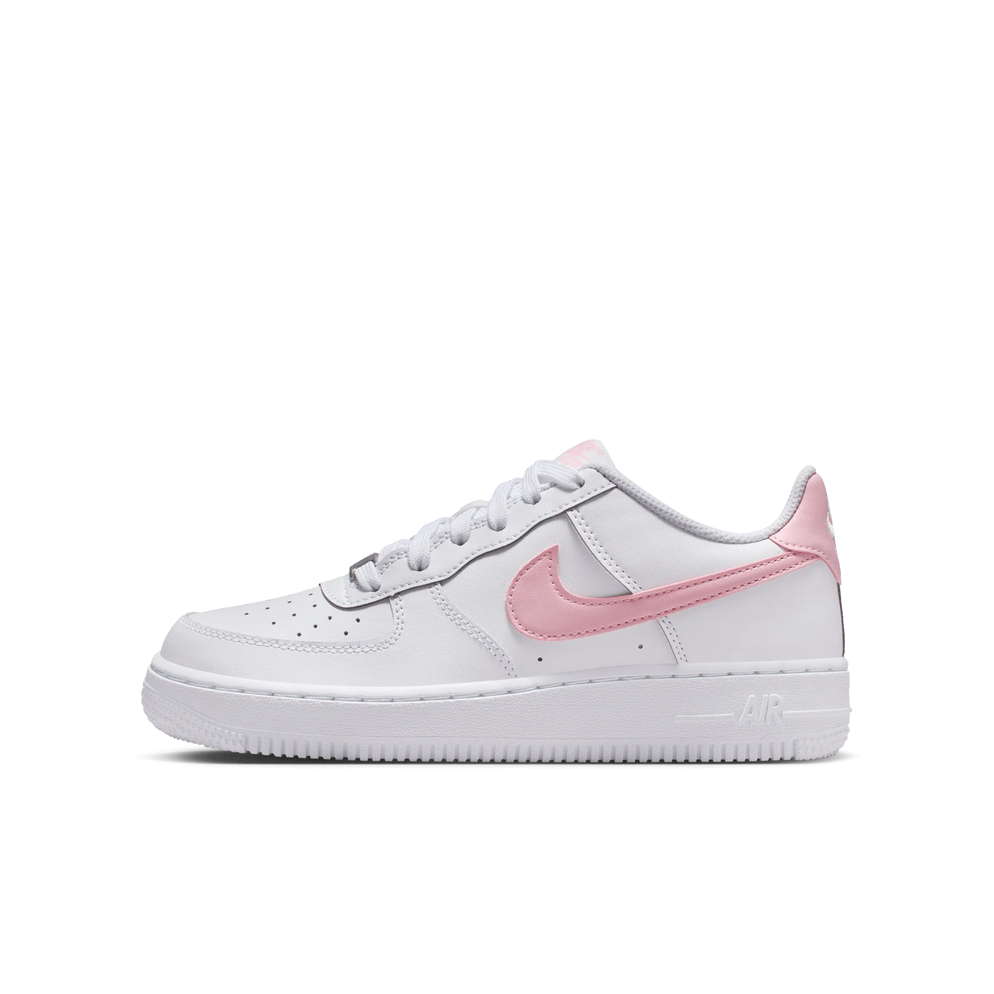 Nike Air Force 1 Low White Medium Soft Pink (GS) - Image 5