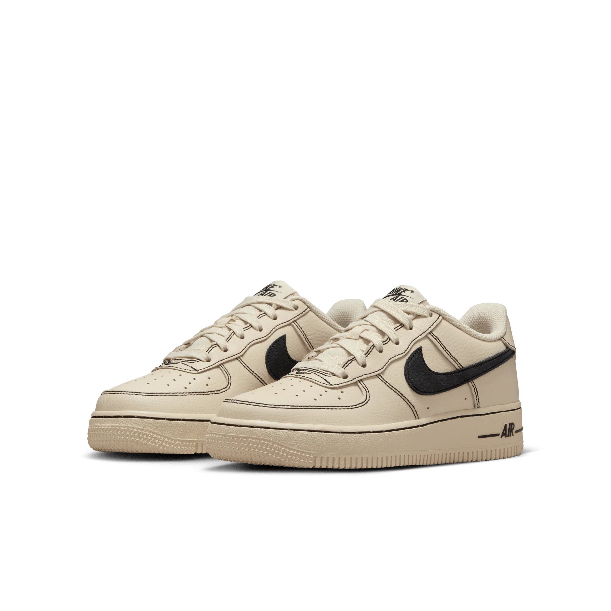 Nike Air Force 1 LV8 Light Khaki/Black (GS) - Image 2
