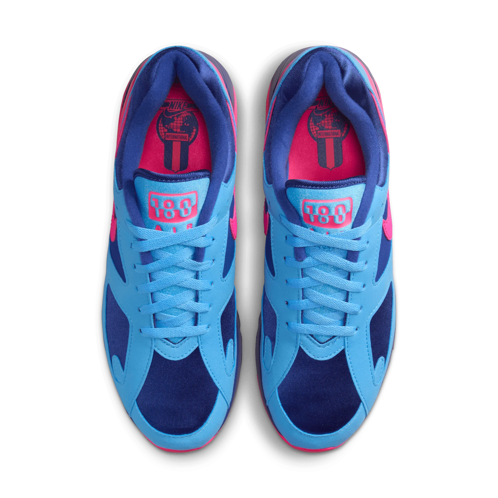 Nike Air Max 180 University Blue Hyper Pink - Image 3