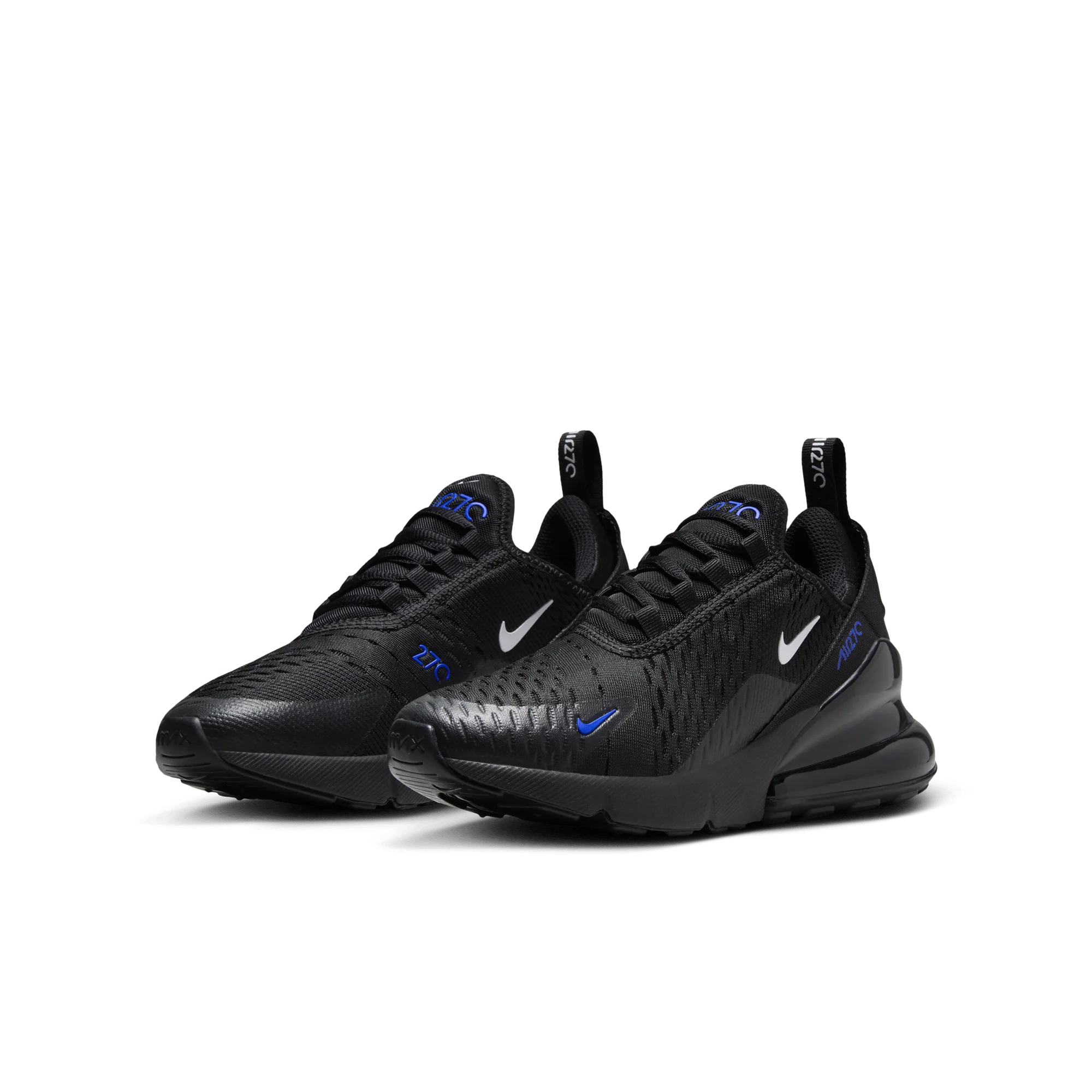 Nike Air Max 270 Black Blue (GS) - Image 2