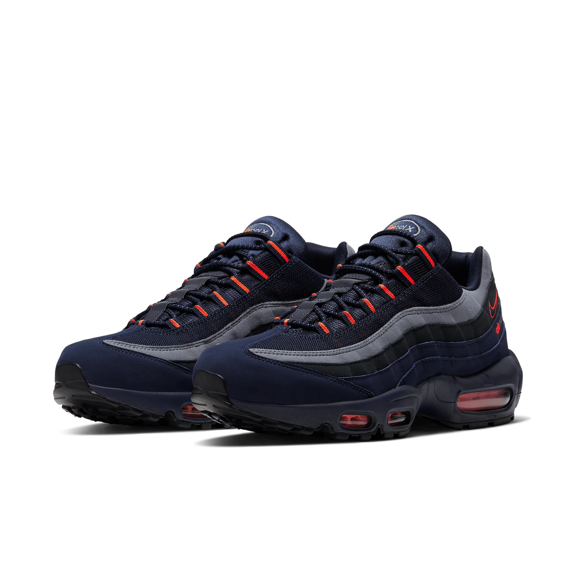 Nike Air Max 95 Logo Navy Orange - Image 2