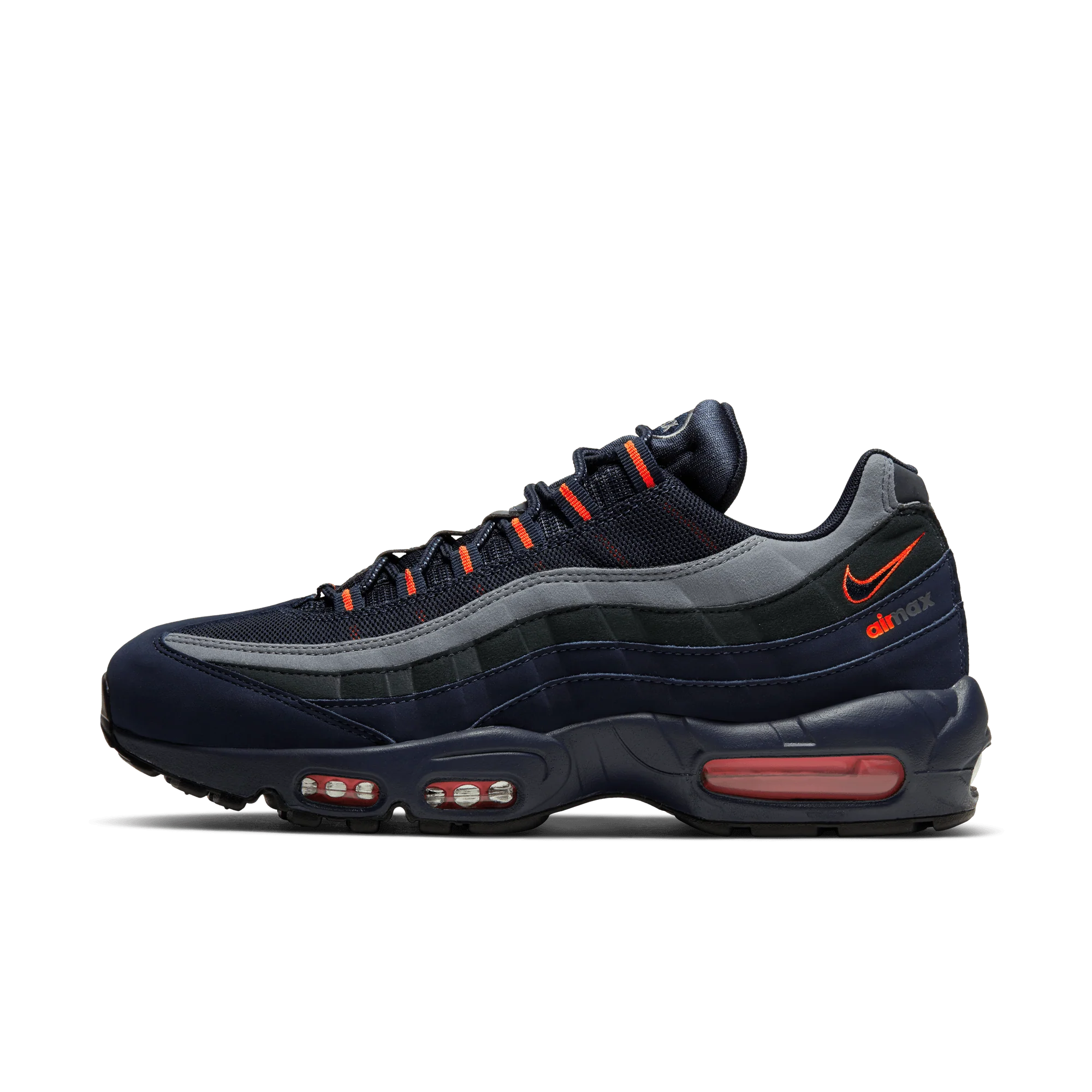 Nike Air Max 95 Logo Navy Orange - Image 5