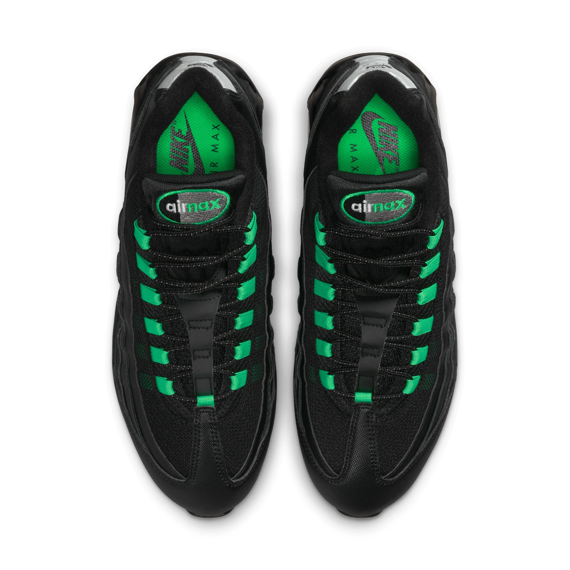 Nike Air Max 95 OG Big Bubble Black Green Shock - Image 3