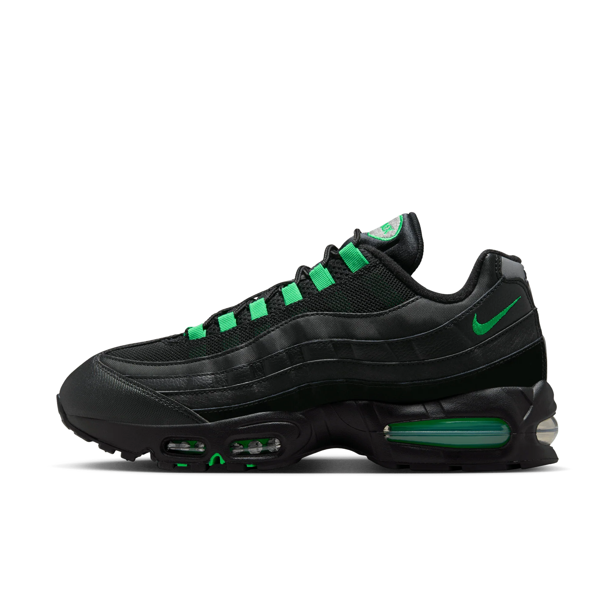 Nike Air Max 95 OG Big Bubble Black Green Shock - Image 5