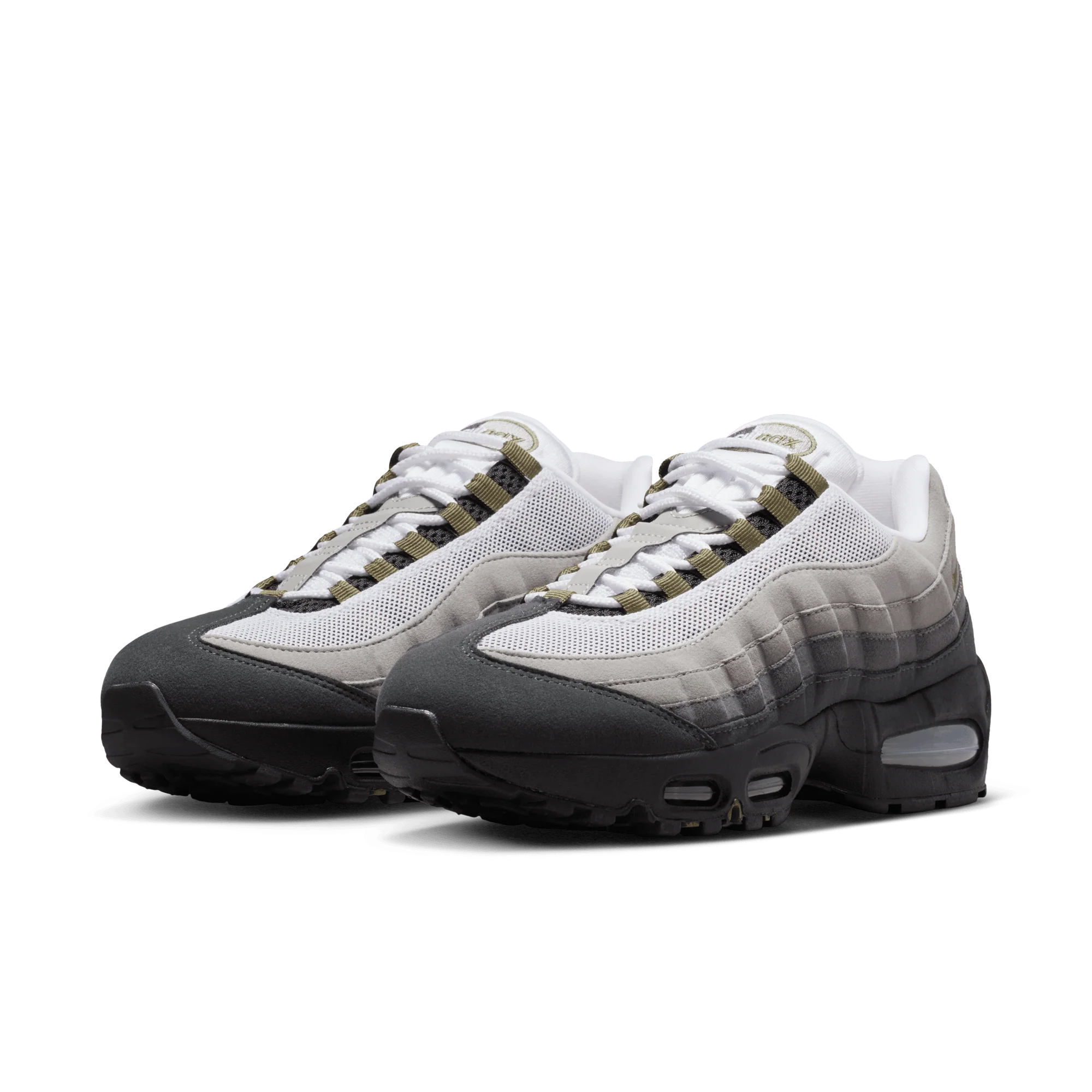 Nike Air Max 95 OG Big Bubble Black Medium Olive (Women's) - Image 2