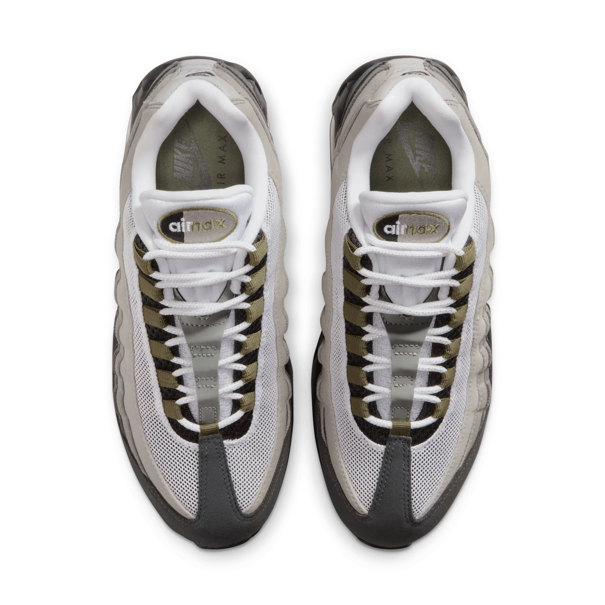 Nike Air Max 95 OG Big Bubble Black Medium Olive (Women's) - Image 3