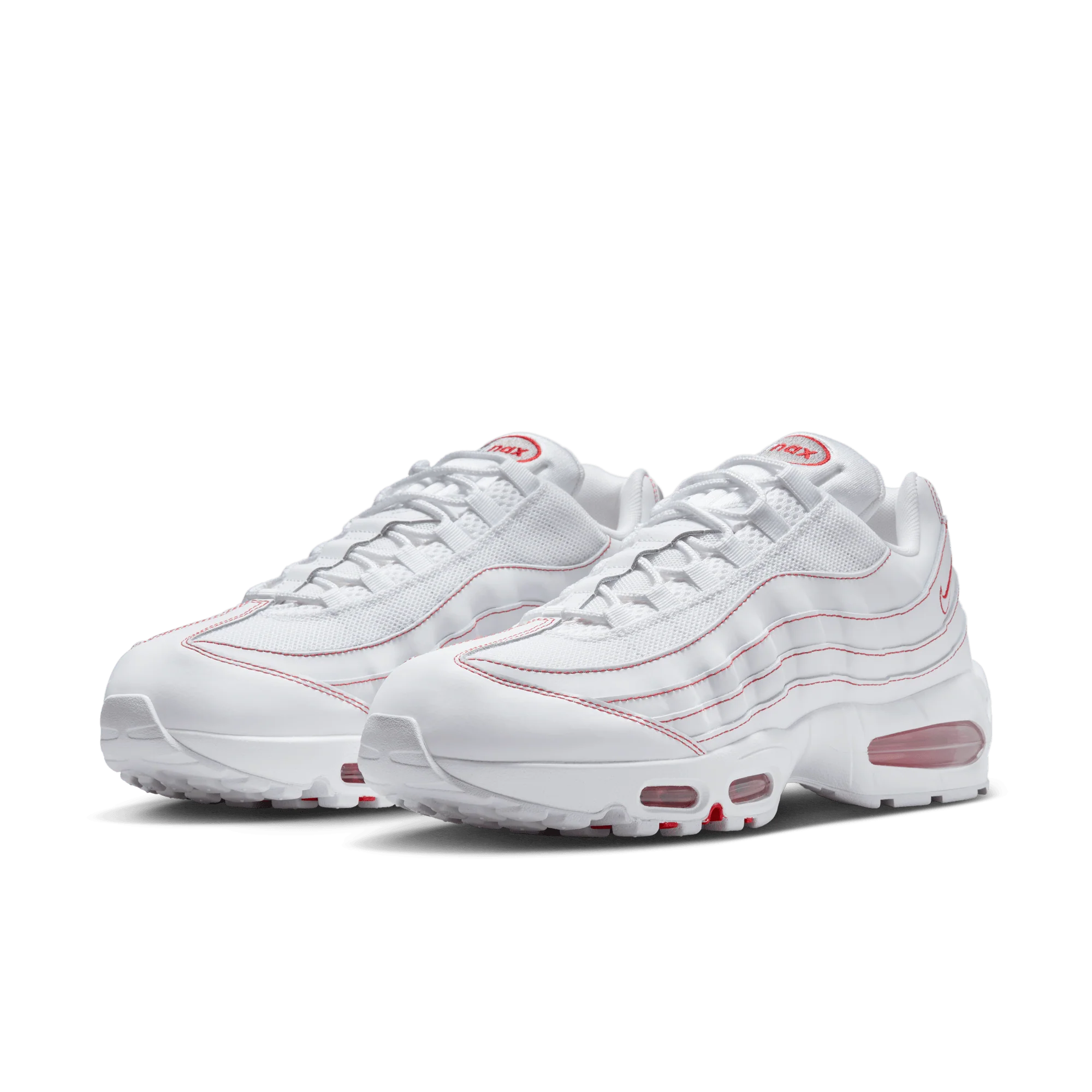 Nike Air Max 95 OG Big Bubble White University Red - Image 2