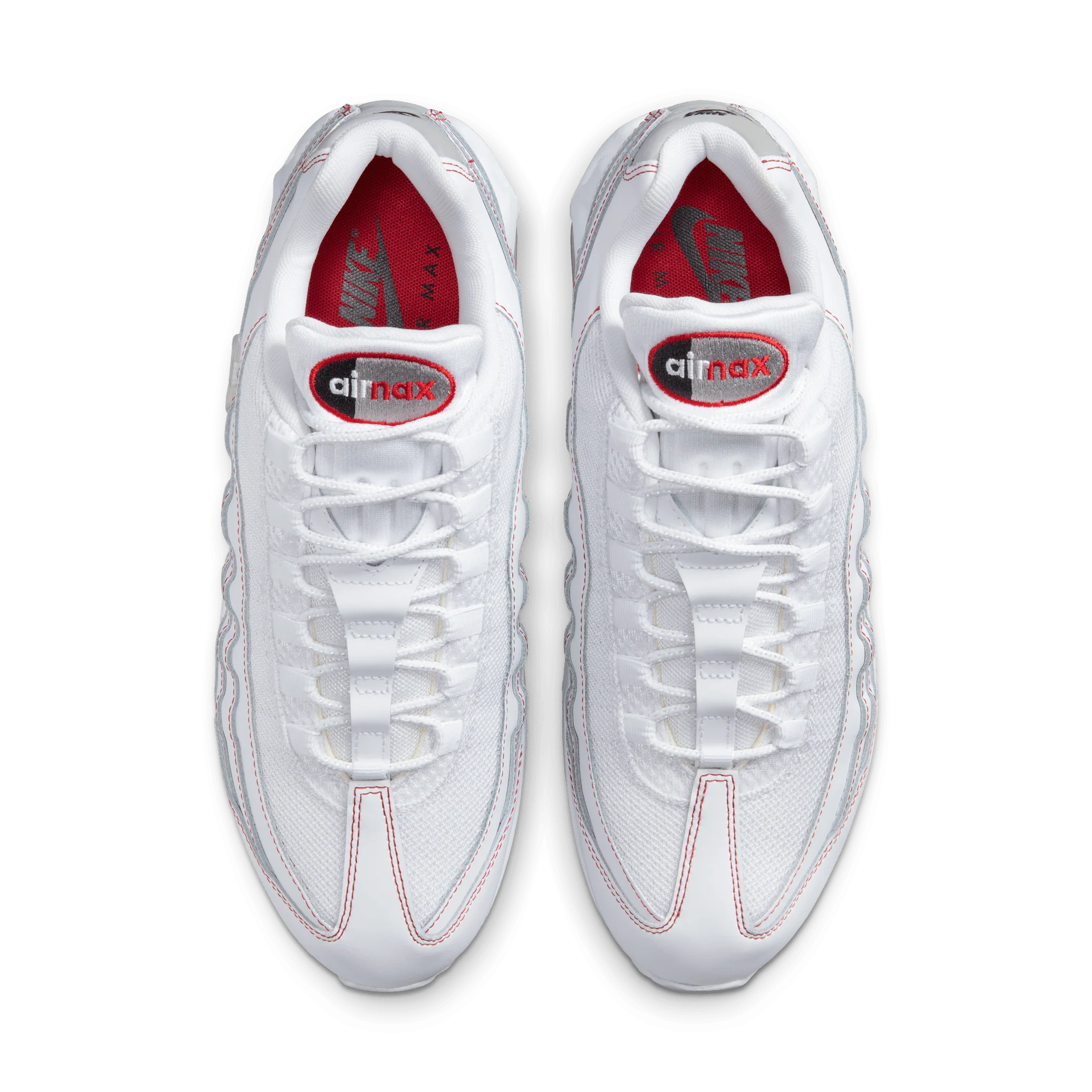 Nike Air Max 95 OG Big Bubble White University Red - Image 3