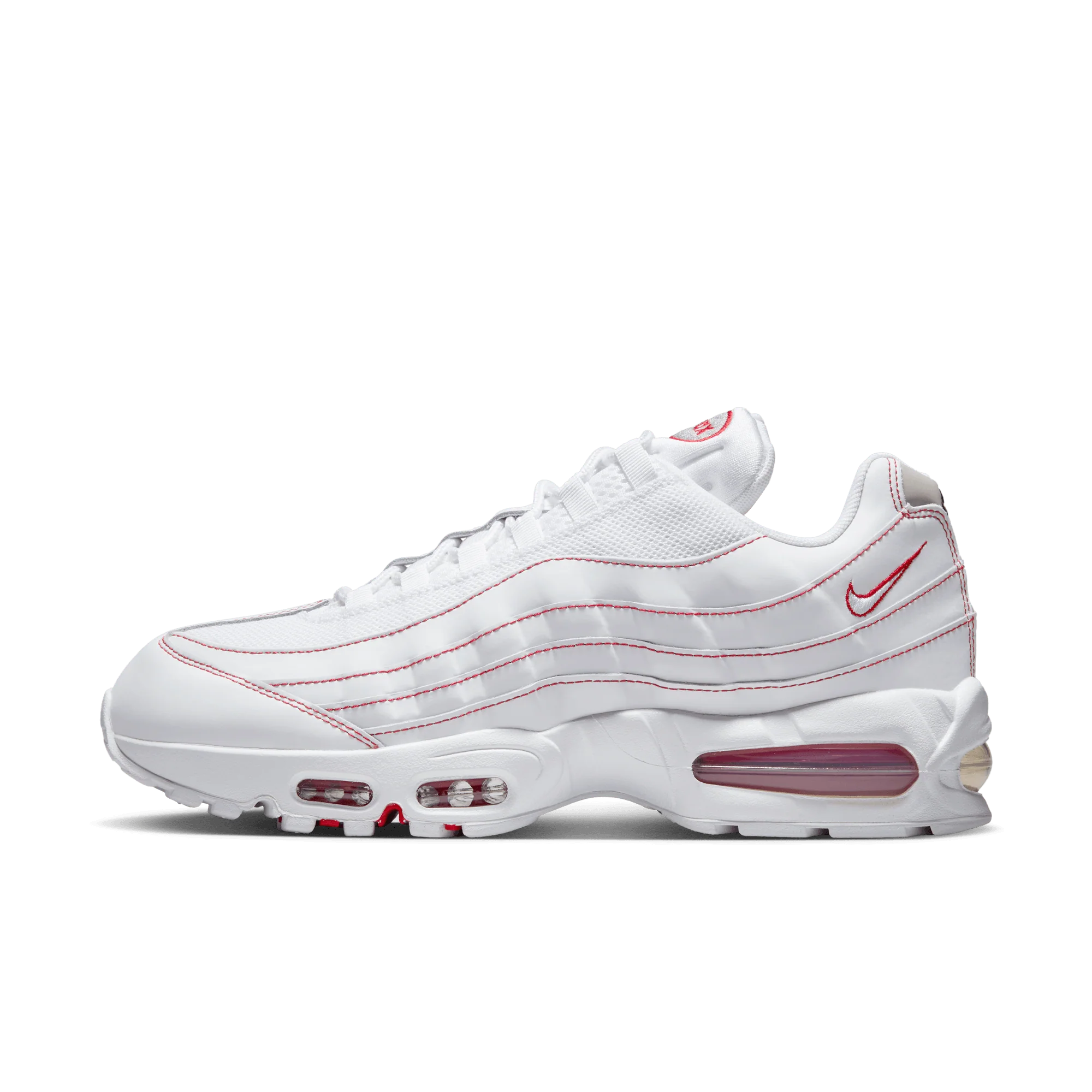 Nike Air Max 95 OG Big Bubble White University Red - Image 5