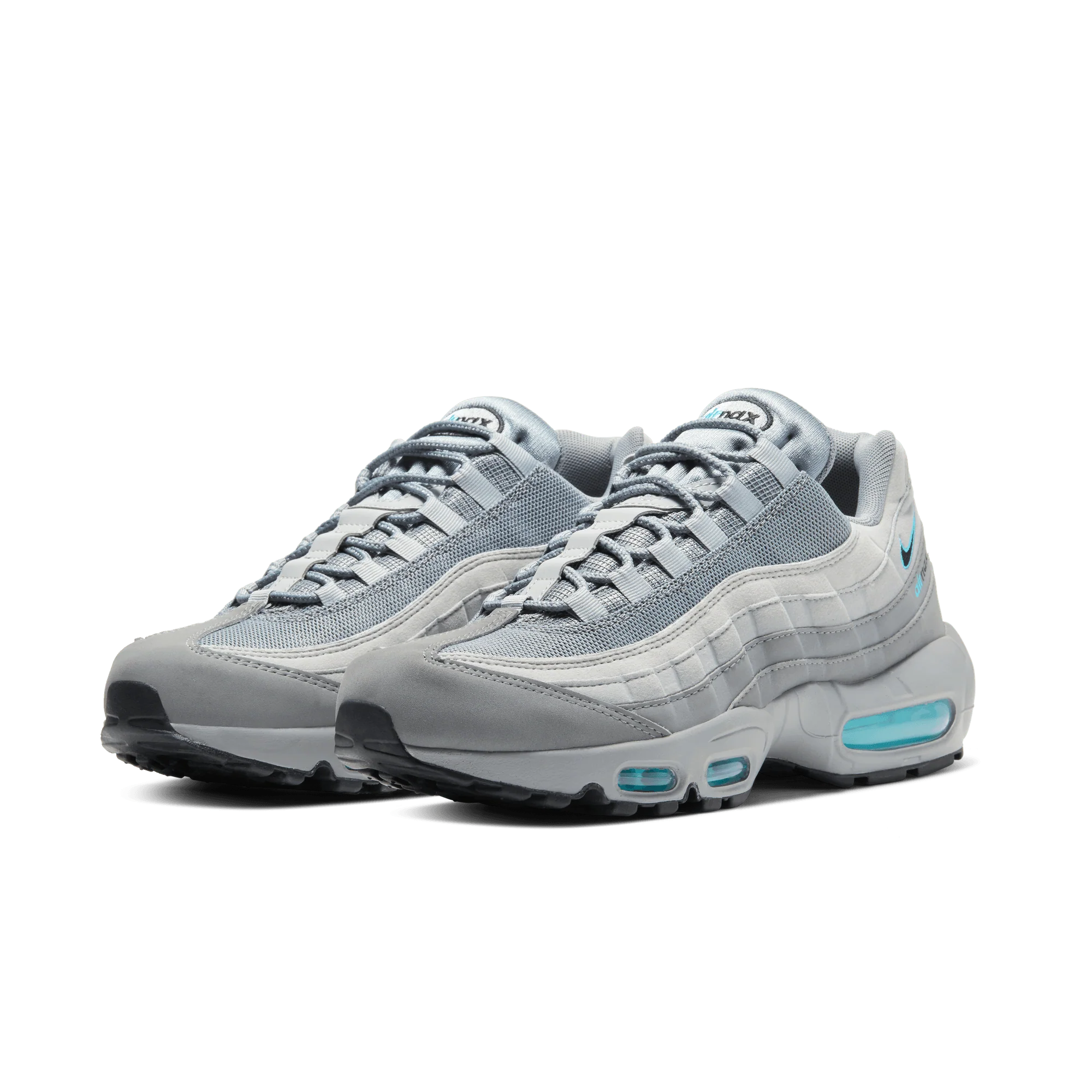Nike Air Max 95 Retro Logo Grey Aqua - Image 2