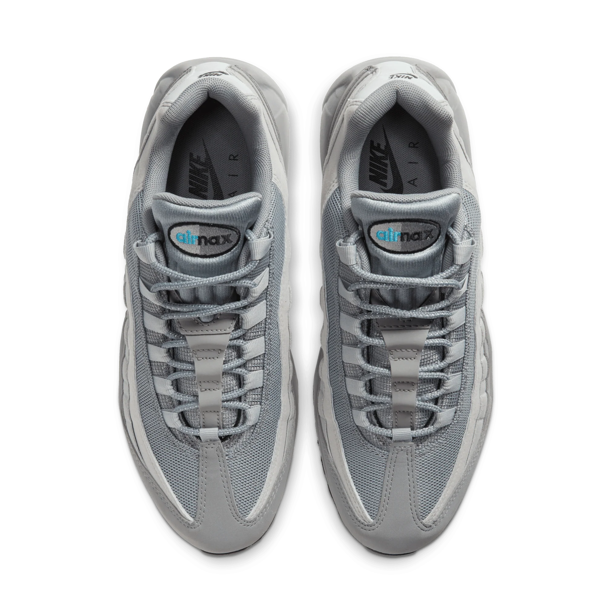 Nike Air Max 95 Retro Logo Grey Aqua - Image 3