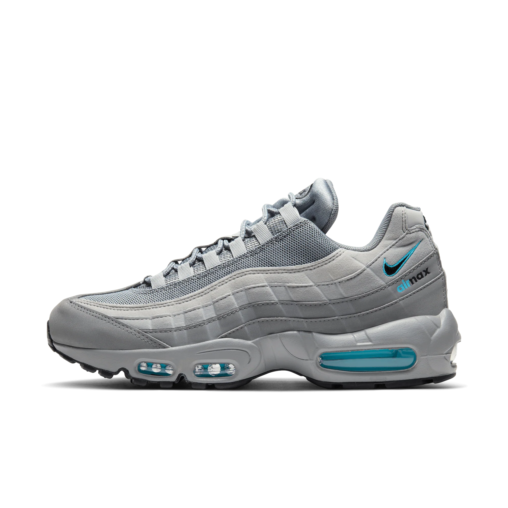 Nike Air Max 95 Retro Logo Grey Aqua - Image 5
