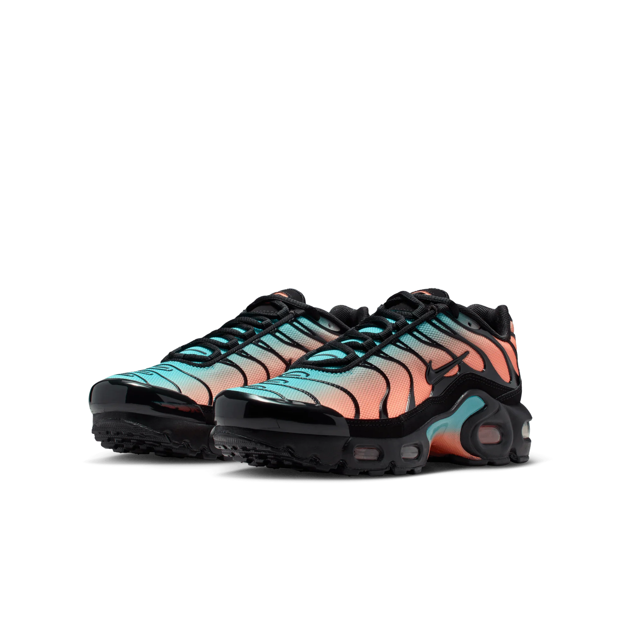 Nike Air Max Plus Aurora Green Orange Pulse (GS) - Image 2