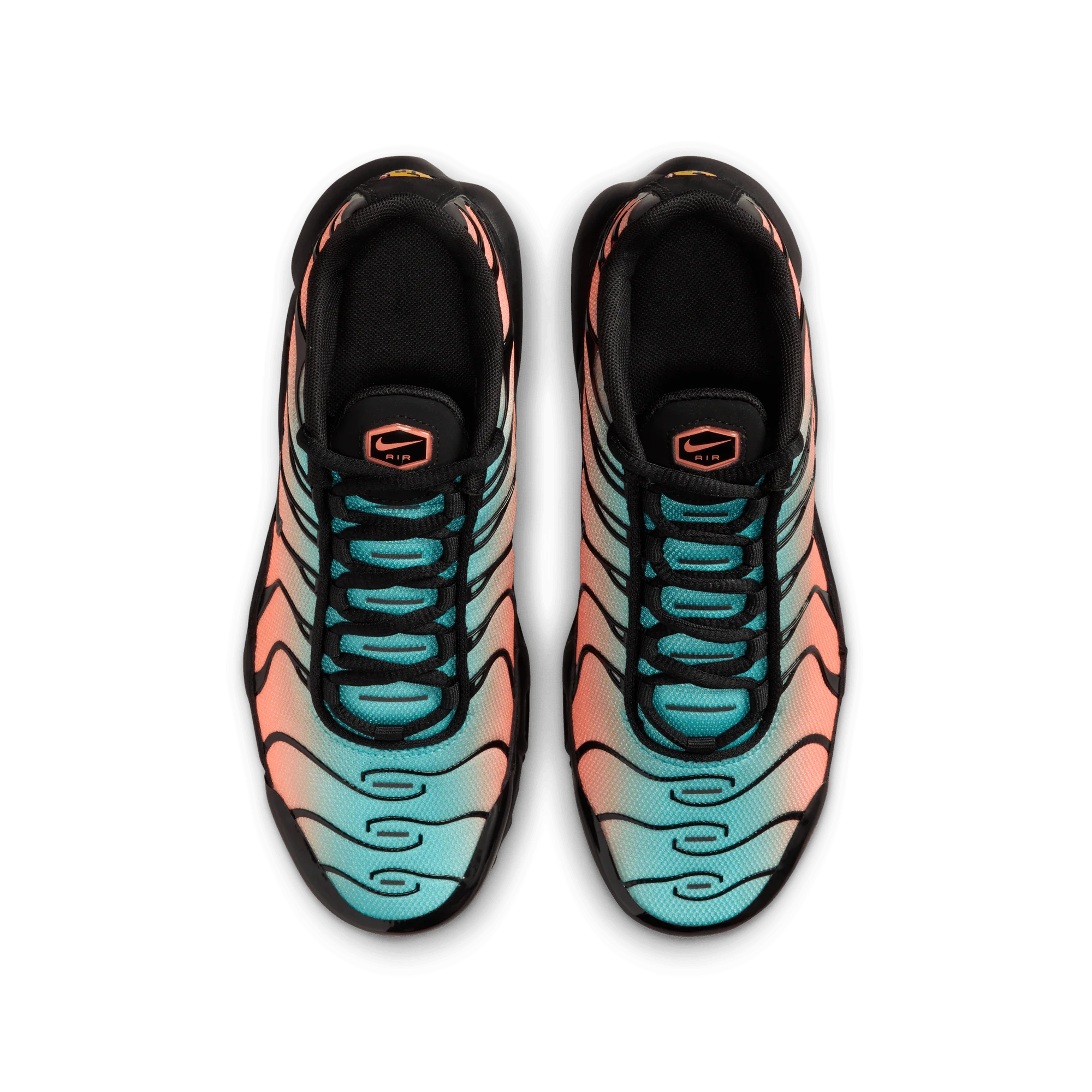 Nike Air Max Plus Aurora Green Orange Pulse (GS) - Image 3
